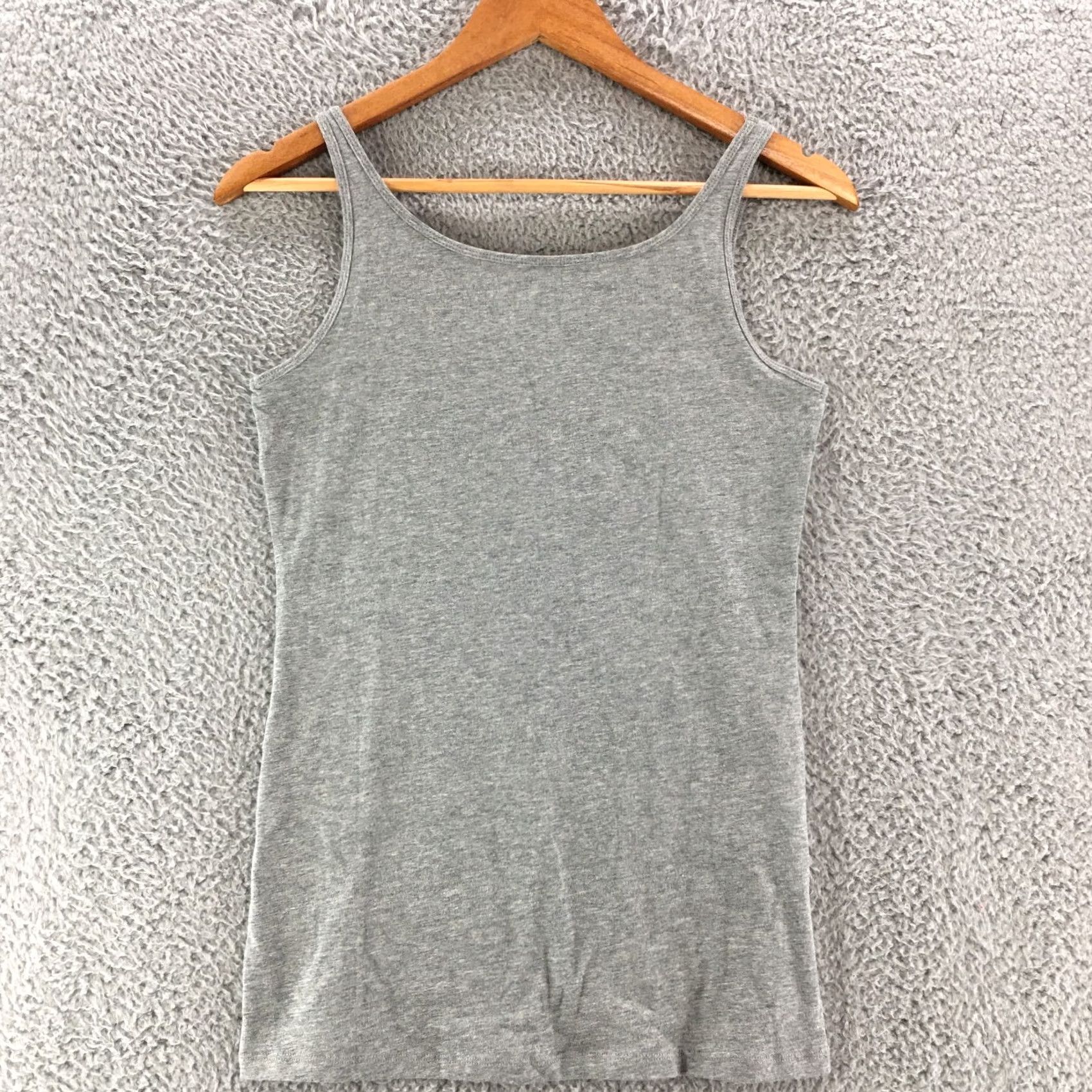 CO Duluth Tank Top Womens XS Grey Cotton Blend Sleeveless Basic Casual Shirt Size XS / US 0-2 / IT 36-38 - 6 Thumbnail
