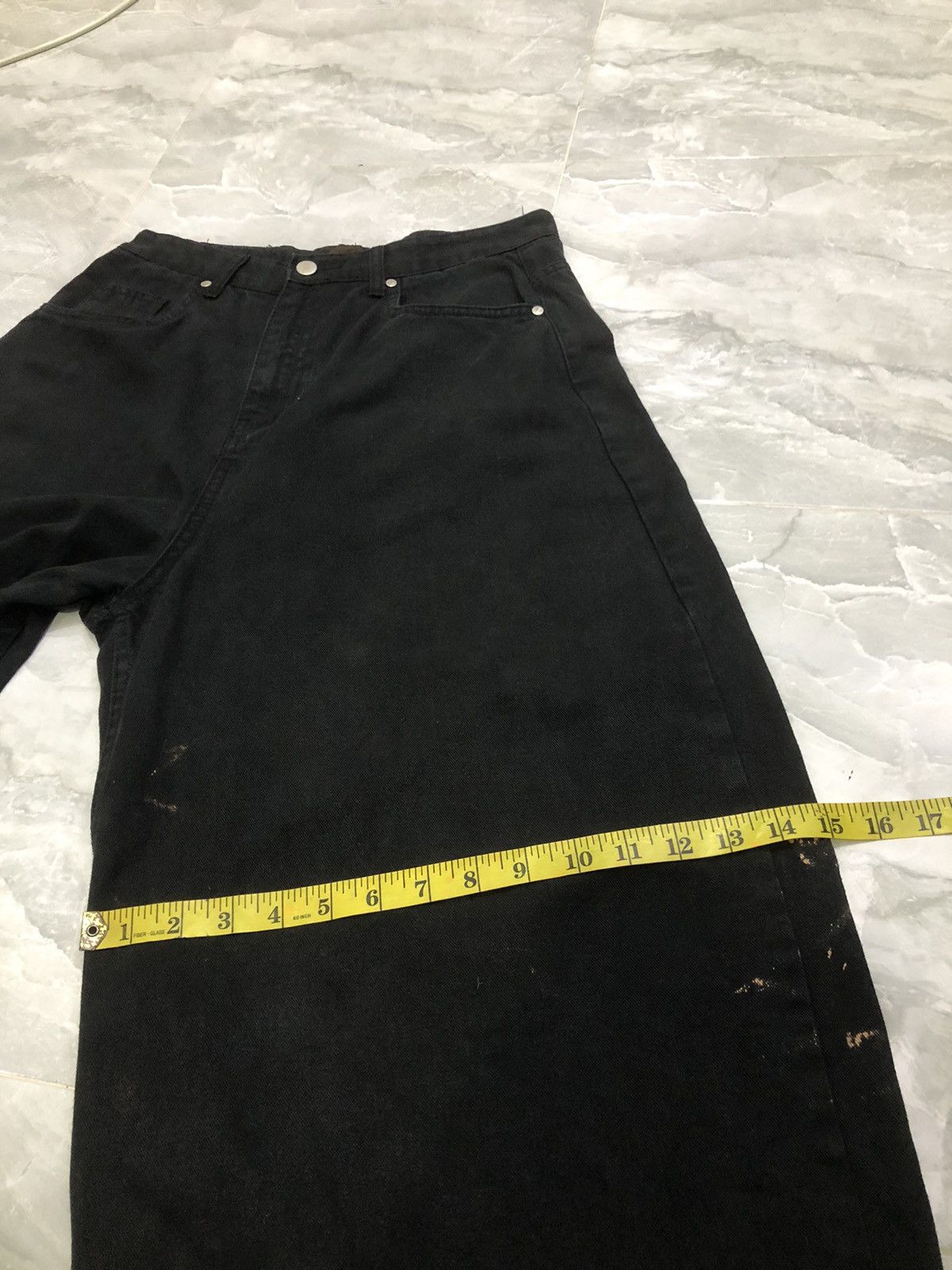 Yohji Yamamoto 1ONE Balloon Jeans Seoul Archive Avant-Garde Denim Size US 30 / EU 46 - 19 Thumbnail