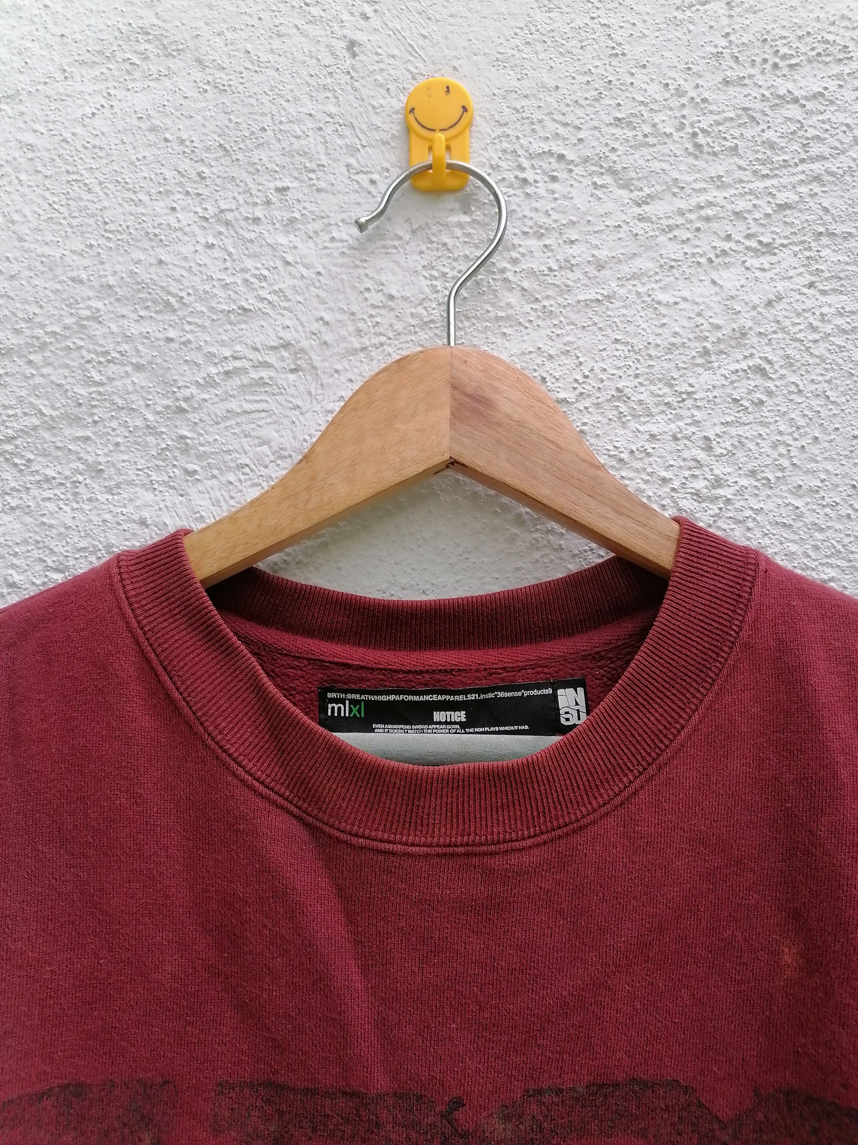 Japanese Brand × Number (N)ine Trashed Faded Brth:Breath Number Nine Sweatshirts Size US XL / EU 56 / 4 - 5 Thumbnail