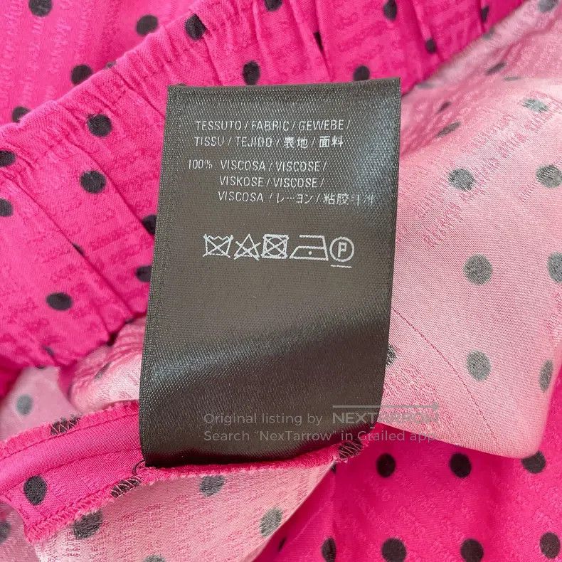 Balenciaga Balenciaga Pink Irregular Hem Skirt Size 37" - 9 Thumbnail