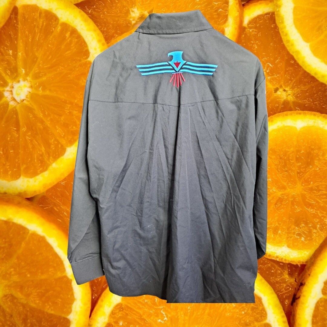 Other Ely Cattleman Western Shirt Thunderbird Embroidered Cowboy X Size US XL / EU 56 / 4 - 8 Thumbnail