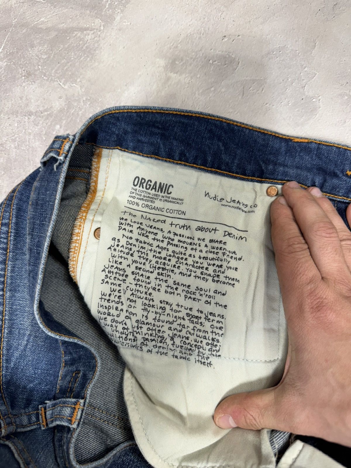 Nudie Jeans Vintage Nudie Jeans Lean Dean Japanese Denim Pants Size US 31 - 10 Thumbnail