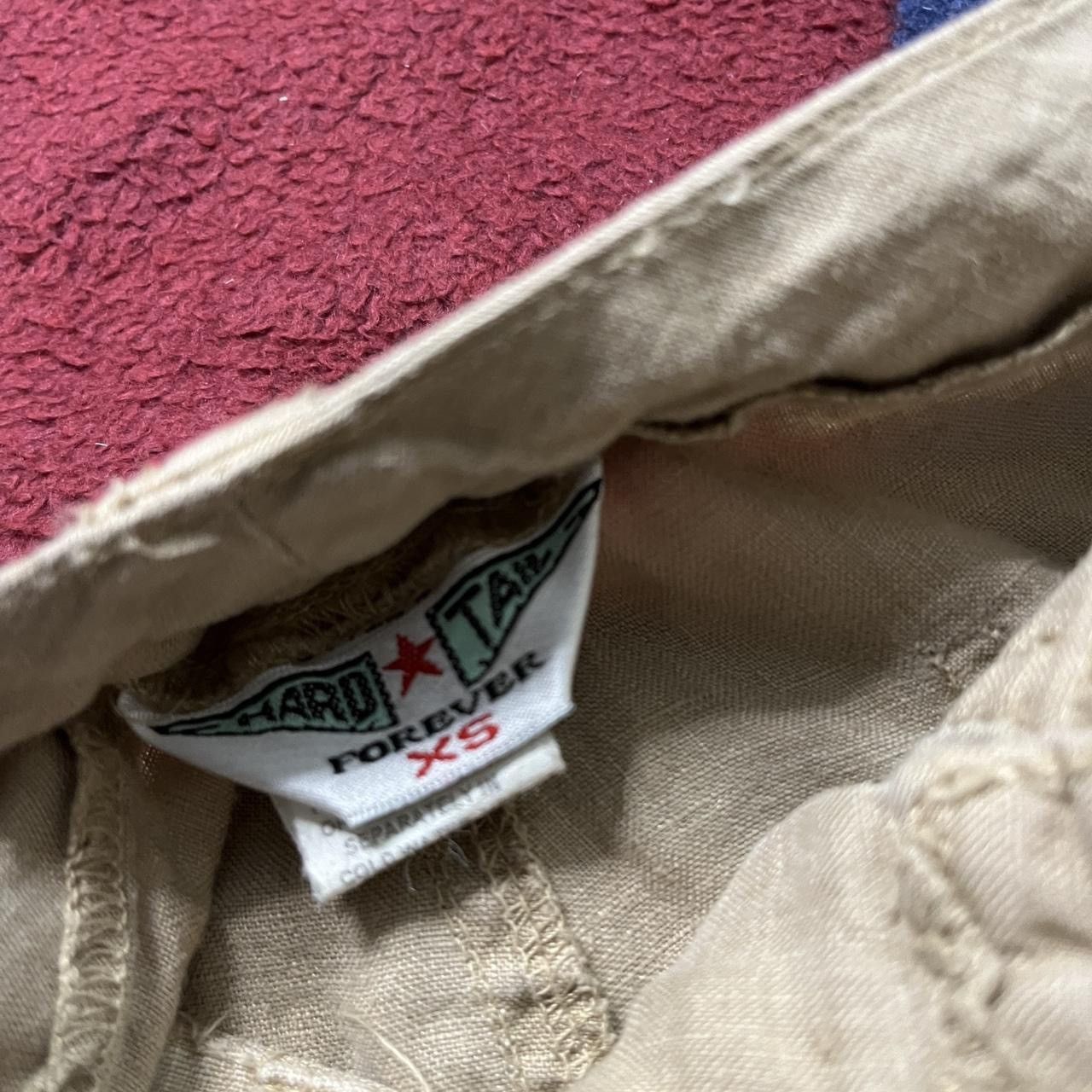 Hard Tail Y2k Hard tail beige cargo shorts khaki baggy grunge utility Size 30" / US 8 / IT 44 - 2 Thumbnail