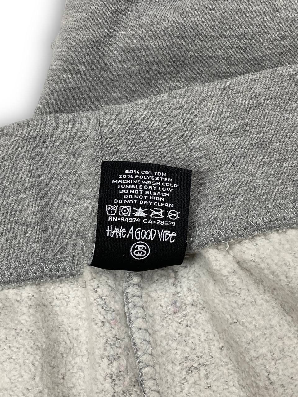 Stussy Vintage STUSSY Grey Big Logo Joggers Sweatpants Y2K M490 Size US 32 / EU 48 - 9 Thumbnail