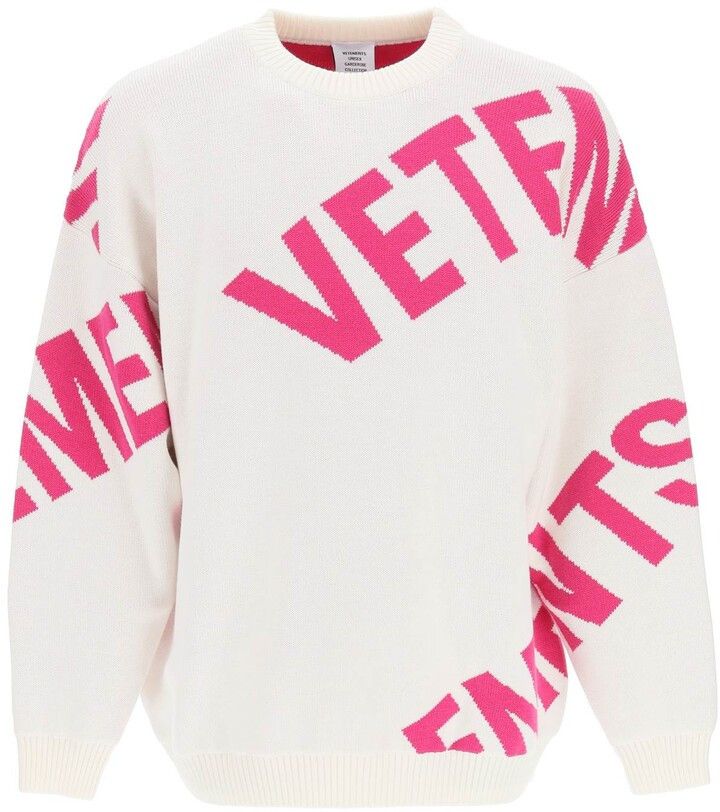 Vetements o1y0924 Sweater in Ivory Size US M / EU 48-50 / 2 - 1 Thumbnail