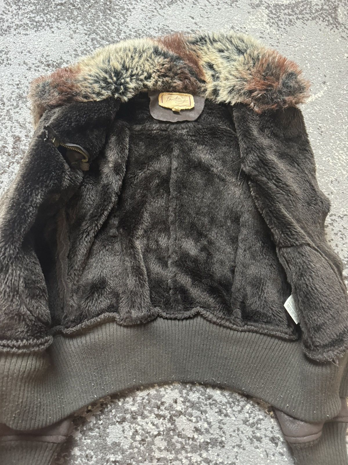 Vintage Vintage y2k Asymmetrical G.O.A Style Fur Bomber Jacket Size US S / EU 44-46 / 1 - 13 Thumbnail