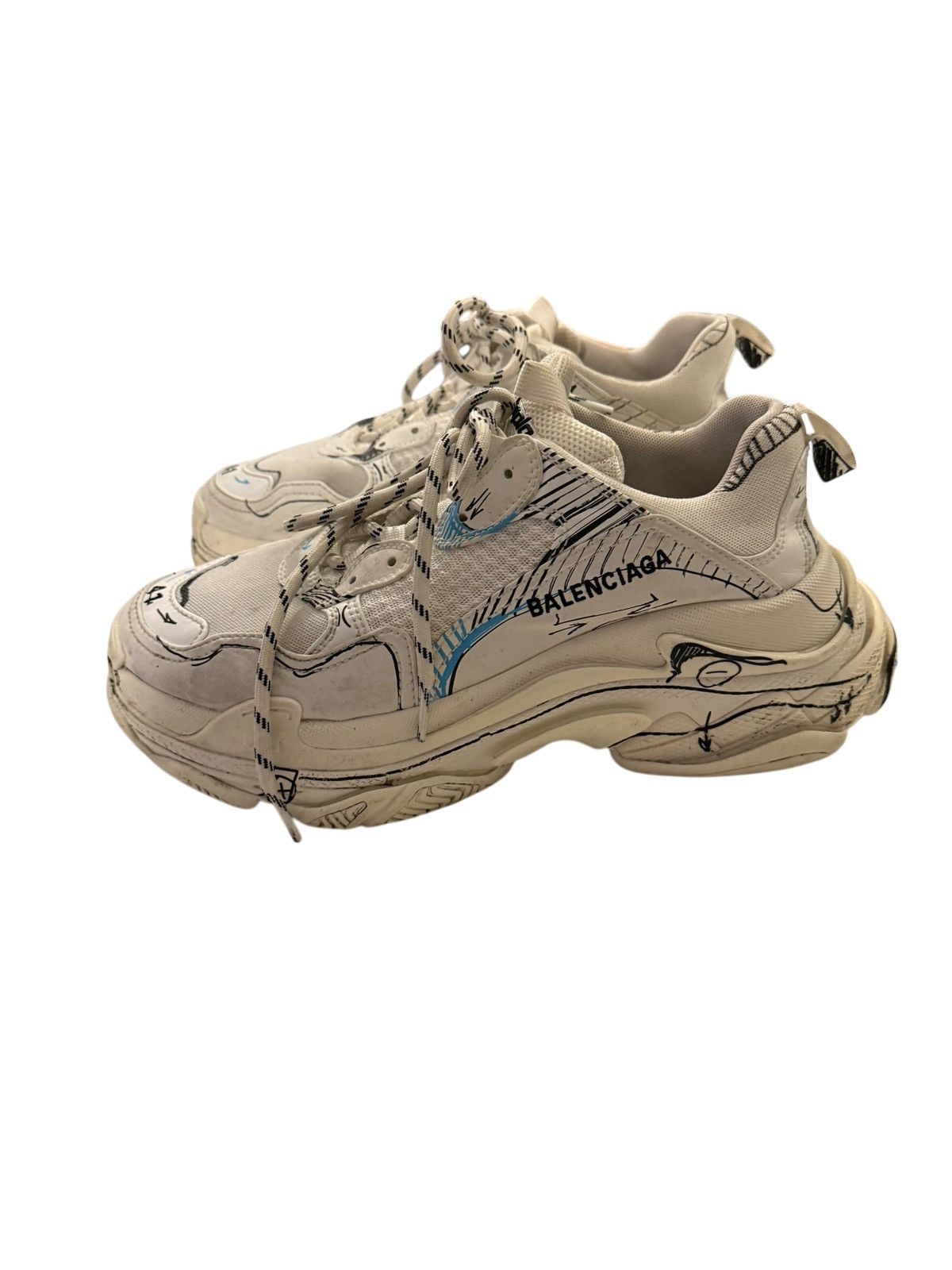 Balenciaga Balenciaga Triple S Sketch Size US 8 / EU 41 - 2 Thumbnail