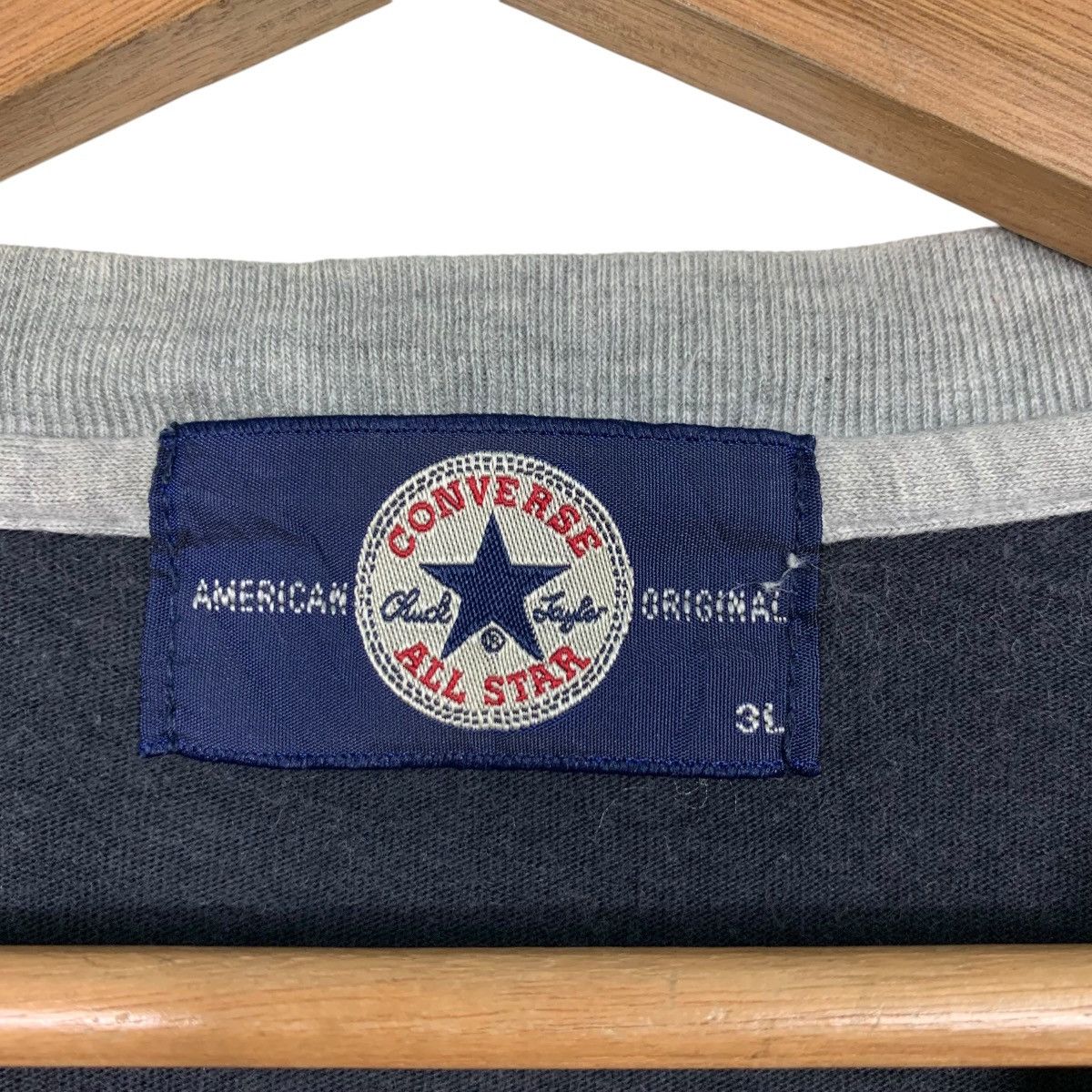 Converse CONVERSE All Star Big Logo Long Sleeve T Shirt #2627-C118 Size US L / EU 52-54 / 3 - 11 Thumbnail