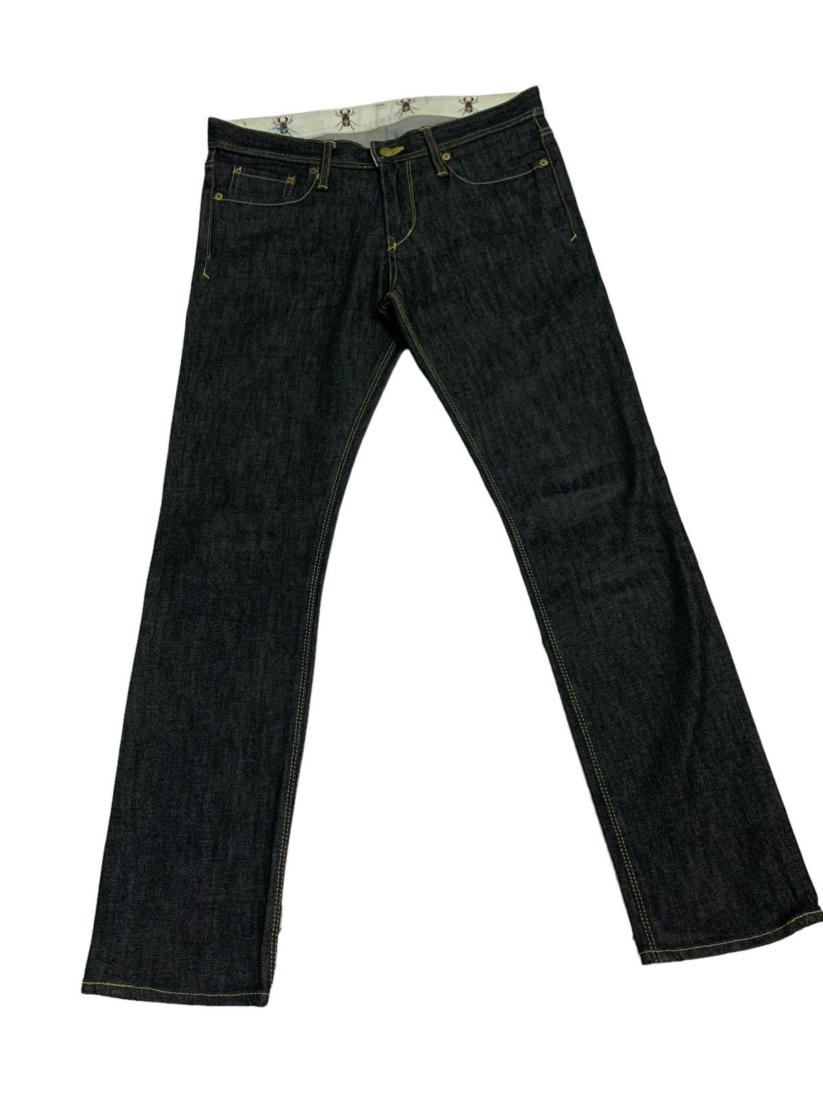 PHENOMENON 🔥Vintage Japanese Brand Phenomenon Slim Fit Jeans Size US 33 - 2 Thumbnail