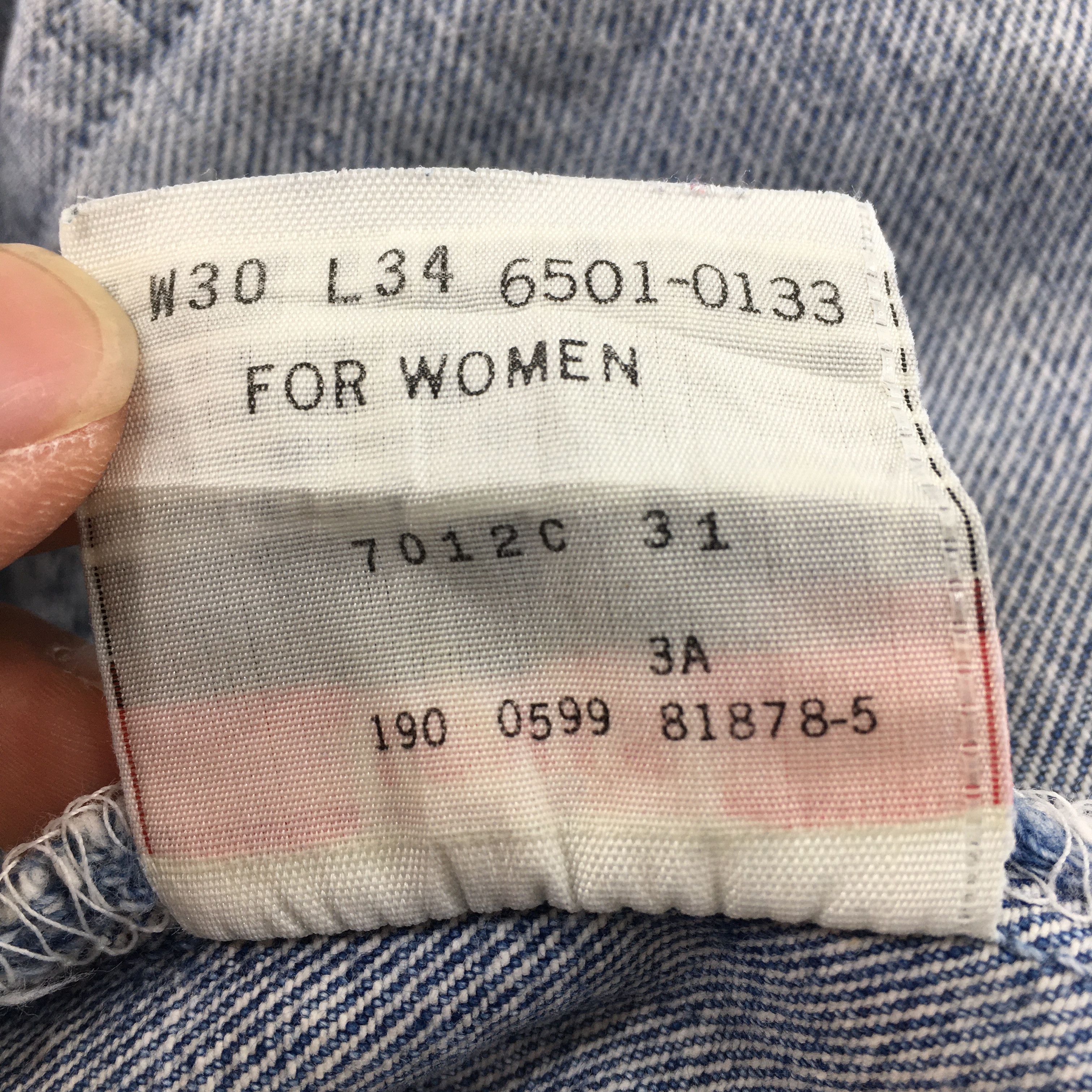 Levi's Size 28x28 Vintage 90s Levi's 501 Faded Blue Jeans S1827 Size US 28 / EU 44 - 15 Thumbnail