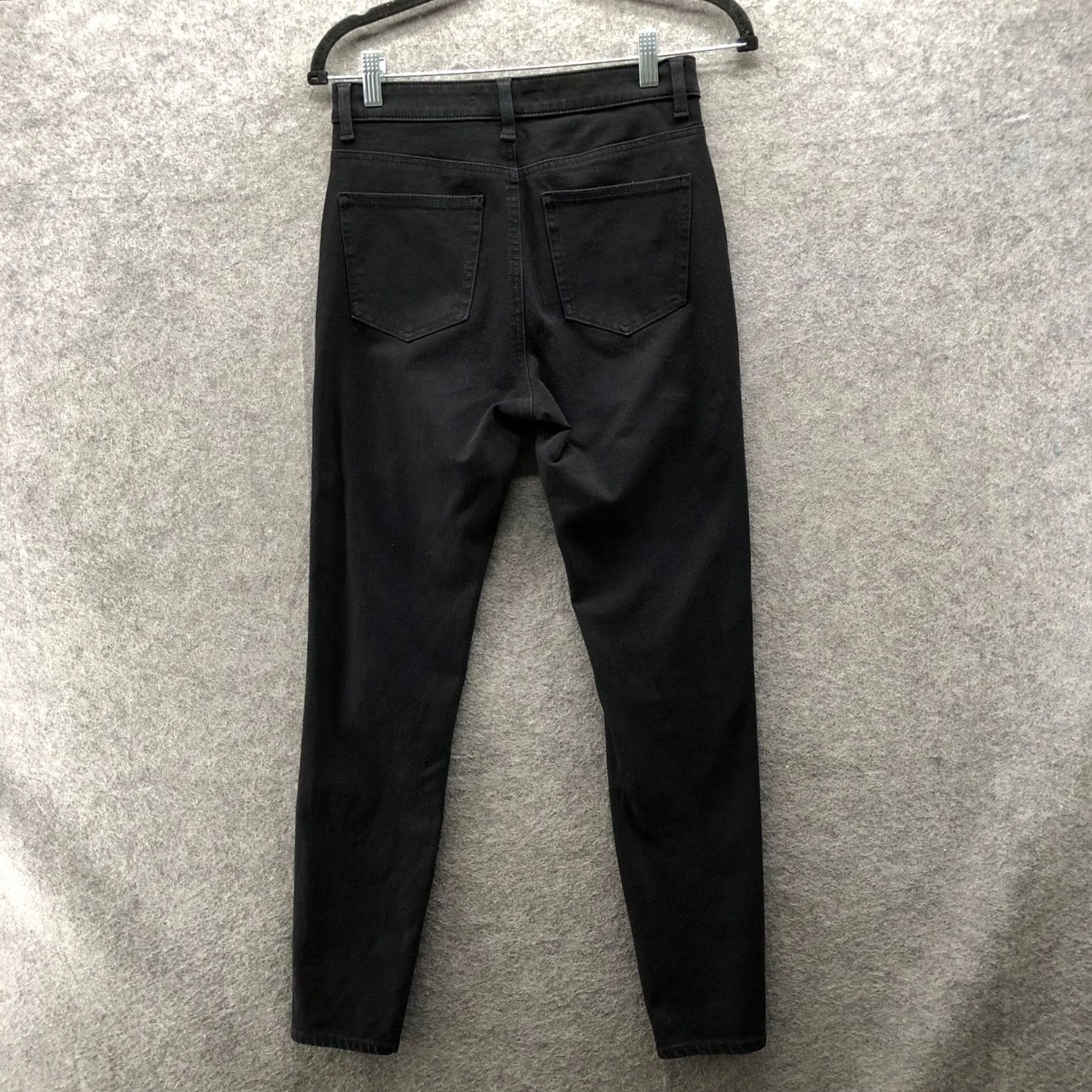 Uniqlo Uniqlo Jeans High Rise Ultra Stretch Ankle Jeans Womens 26 Black Skinny Size 42" / US 20 - 2 Thumbnail