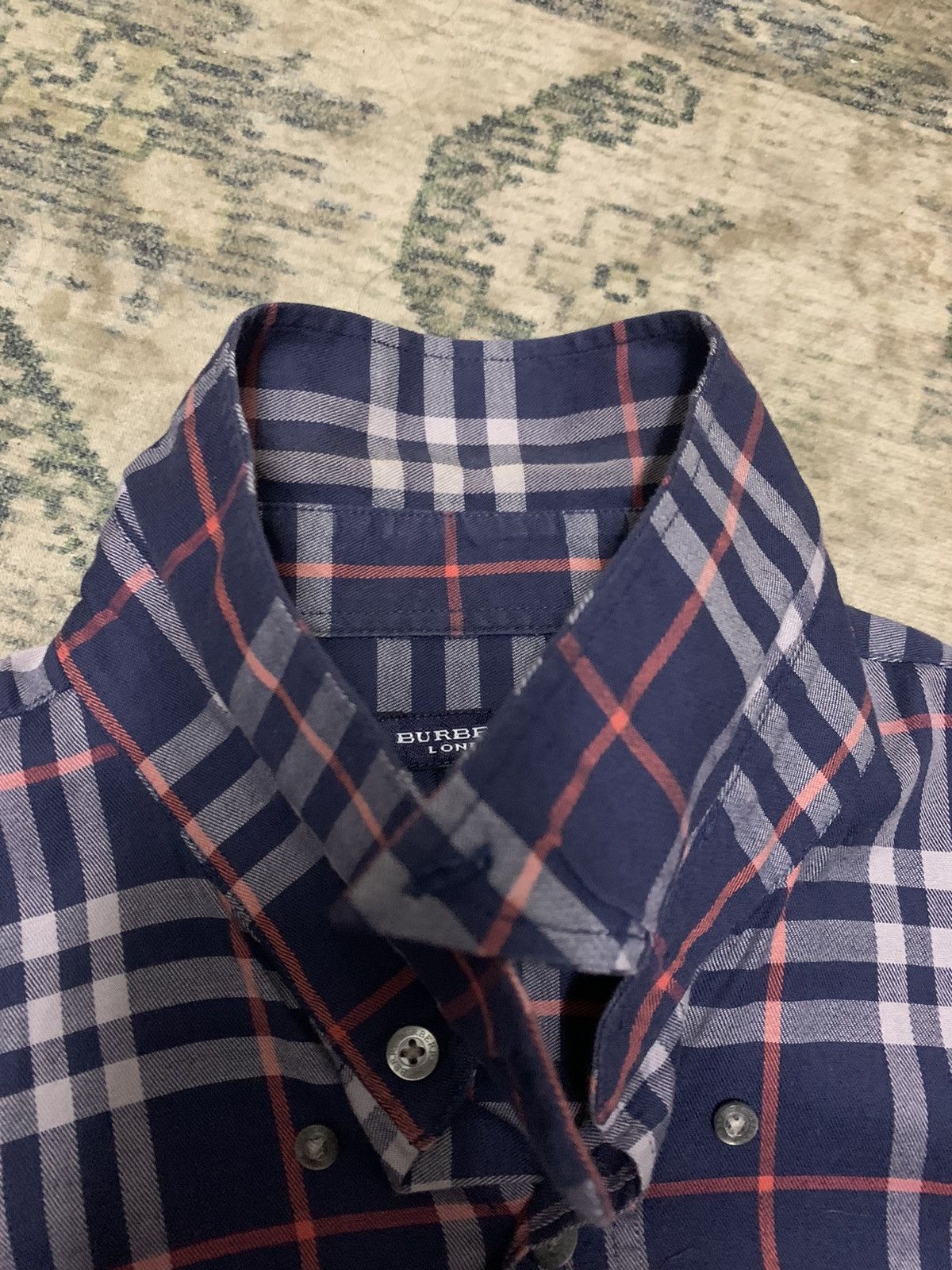 Burberry Burberry Tartan Blue Check Shirt Size US M / EU 48-50 / 2 - 8 Thumbnail