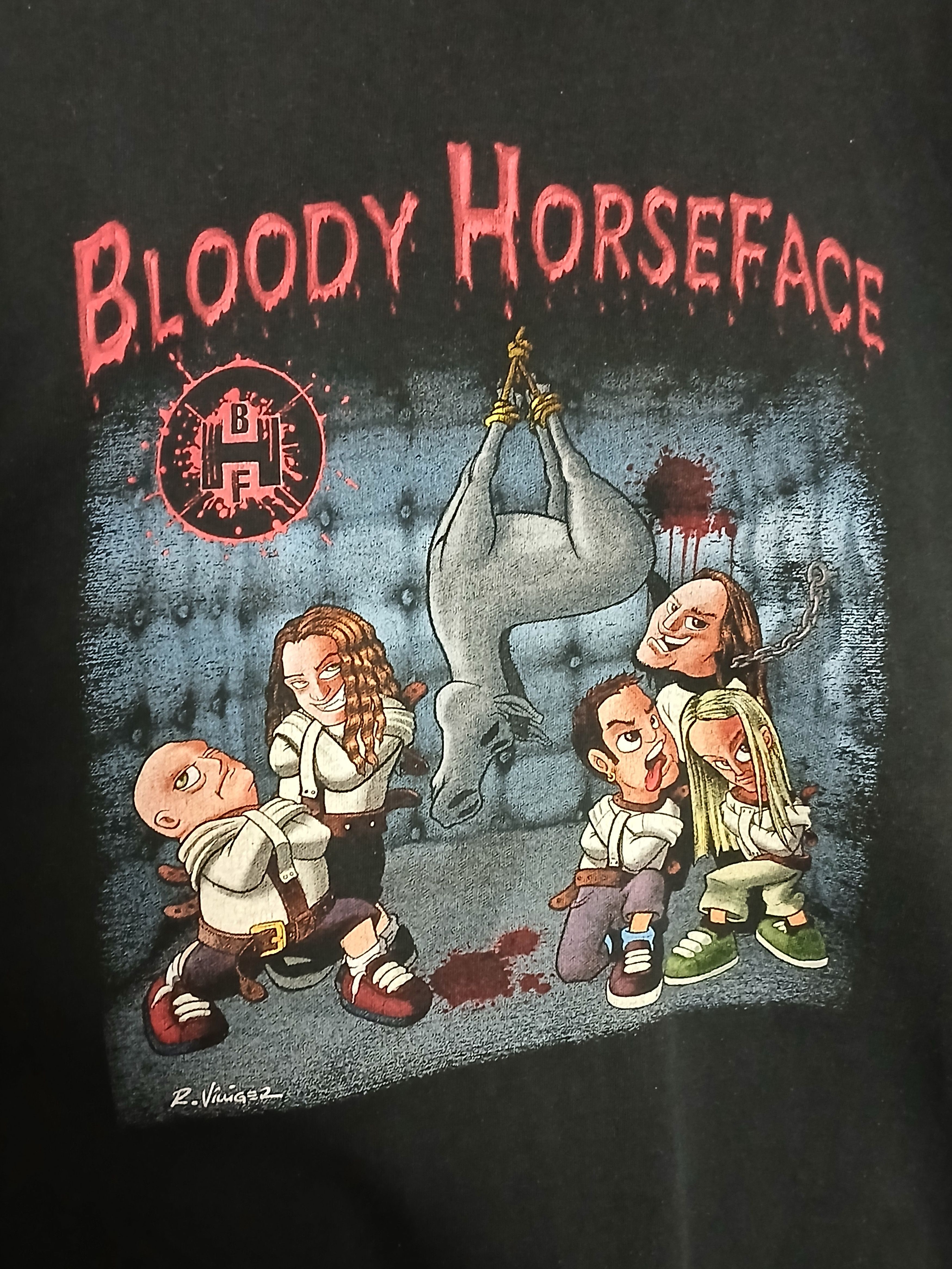 Band Tees Bloody Horseface T-Shirt Size US XXL / EU 58 / 5 - 3 Thumbnail