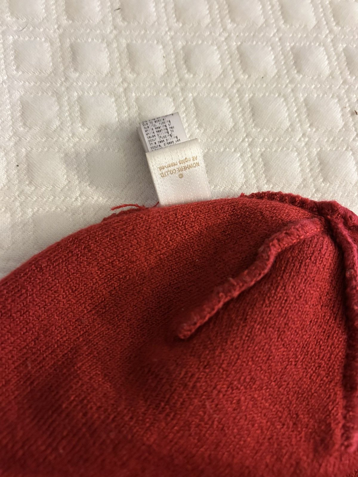 Bape BAPE Ape Patch Ribbed Beanie 'Red' Size ONE SIZE - 5 Thumbnail