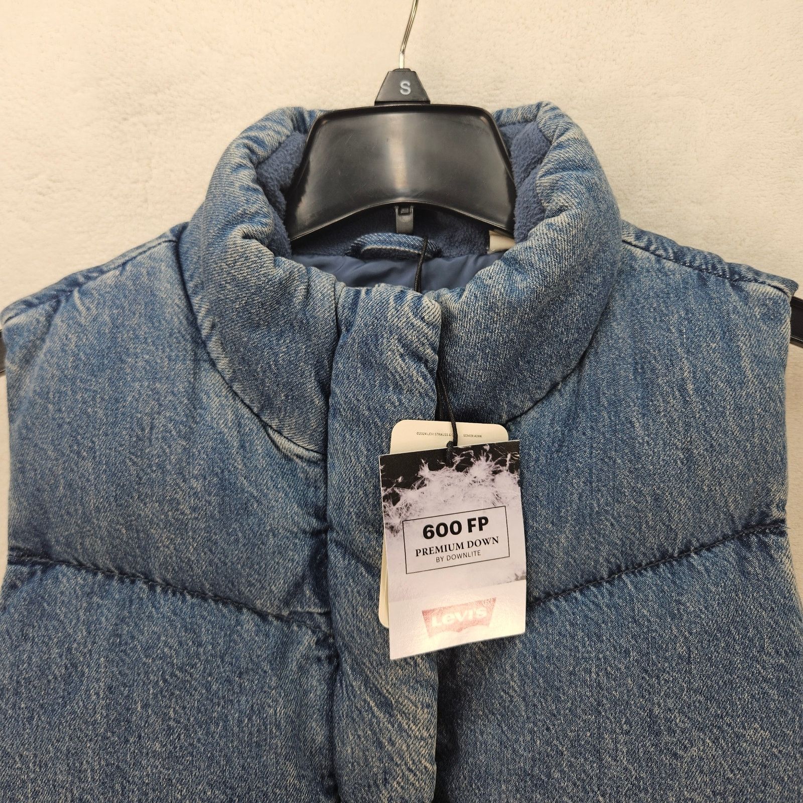 Levi's LEVI'S WOMEN'S MEDIUM WESTERN BUBBLE DOWN VEST 600 FILL Size M / US 6-8 / IT 42-44 - 2 Thumbnail