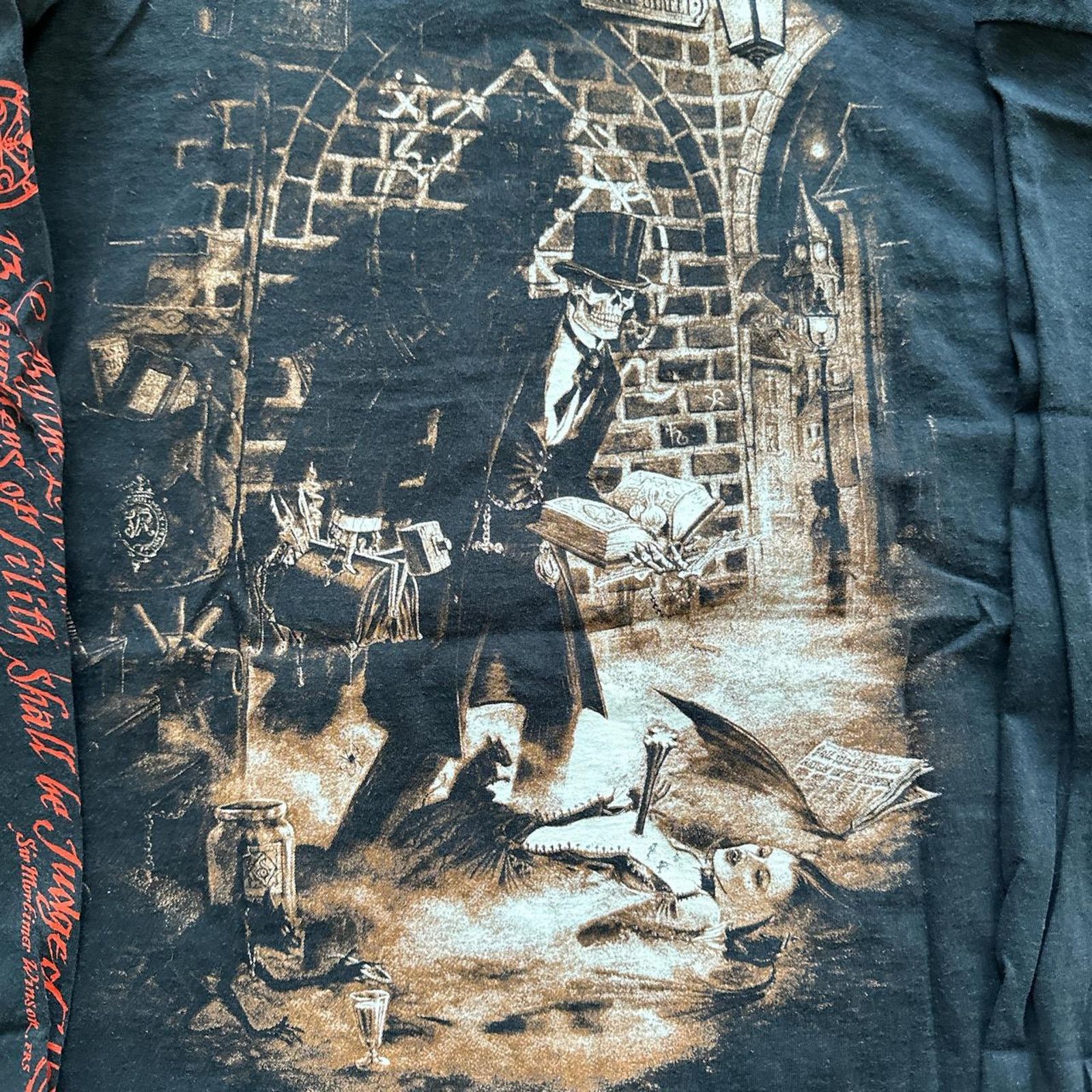 Fruit Of The Loom Vintage Alchemy Gothic The Whitechapel Messiah Long Sleeve Size US M / EU 48-50 / 2 - 4 Thumbnail
