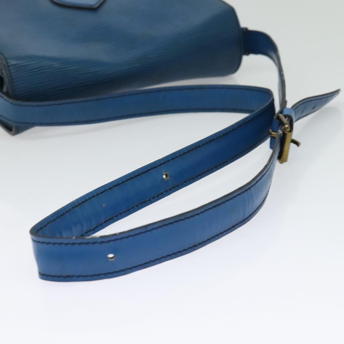Louis Vuitton LOUIS VUITTON Epi Cartouchiere MM Shoulder Bag Blue M52245 Size ONE SIZE - 7 Thumbnail
