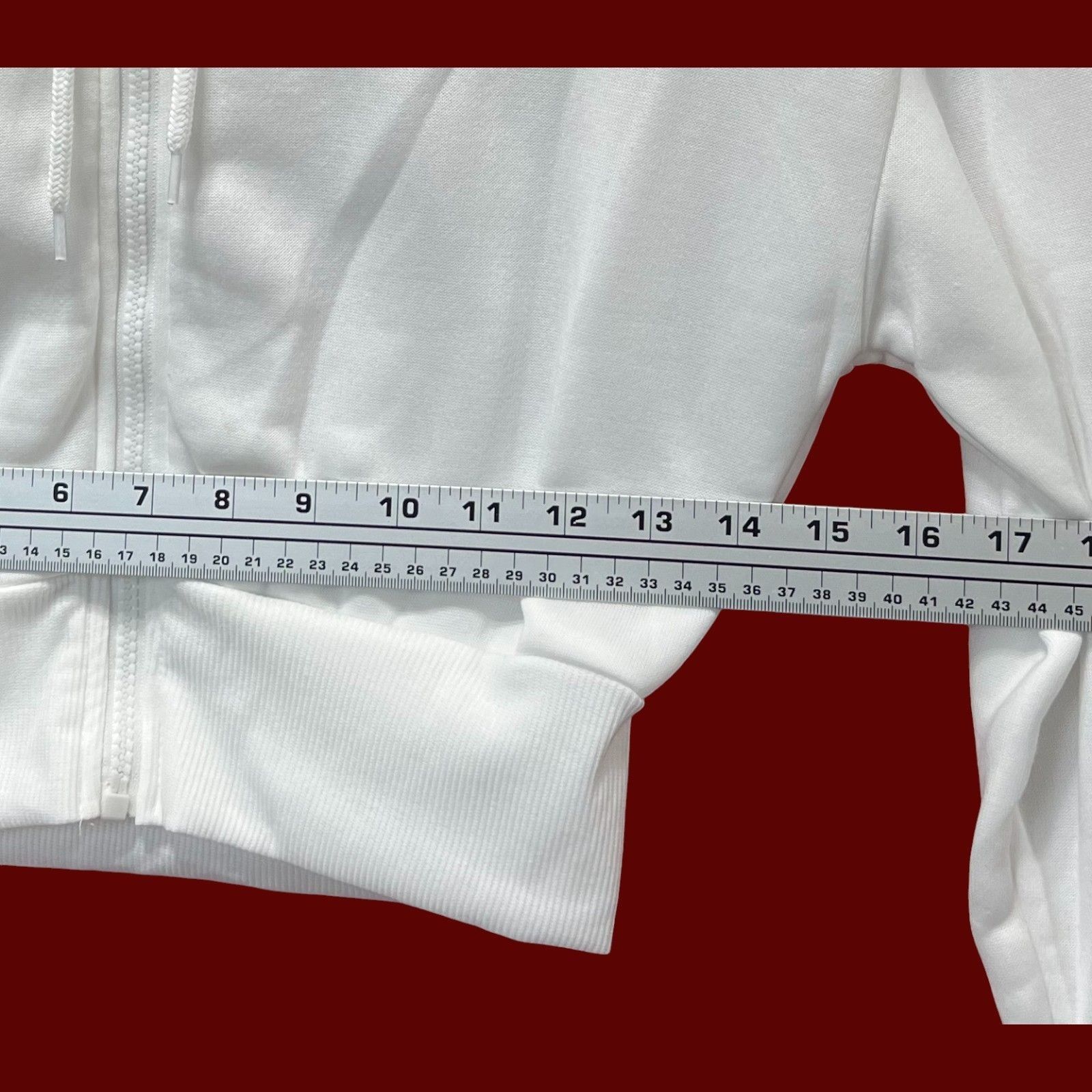 rue21 Rue 21 - Women's Long Sleeve Hooded Sweat - White - XXS Size XXS / US 00 / IT 34 - 4 Thumbnail