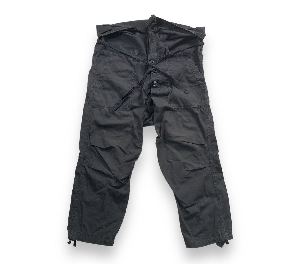 Rare! Beams Hakama Trousers Fatigue Drawstring Pant