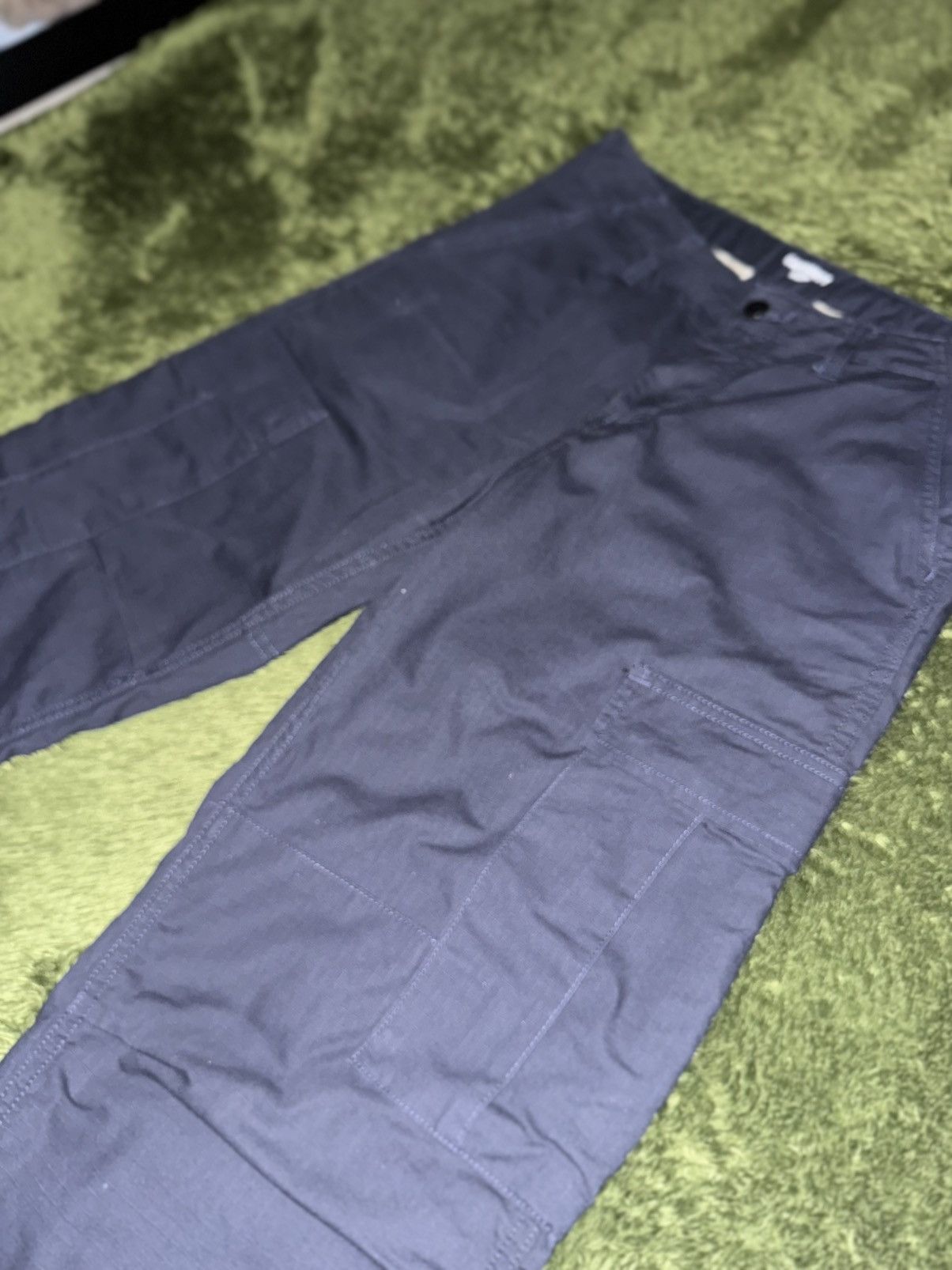 Carhartt Wip [30X32] Carhartt WIP Loose Fit Ripstop Cargo Pants Navy Size US 30 / EU 46 - 4 Thumbnail