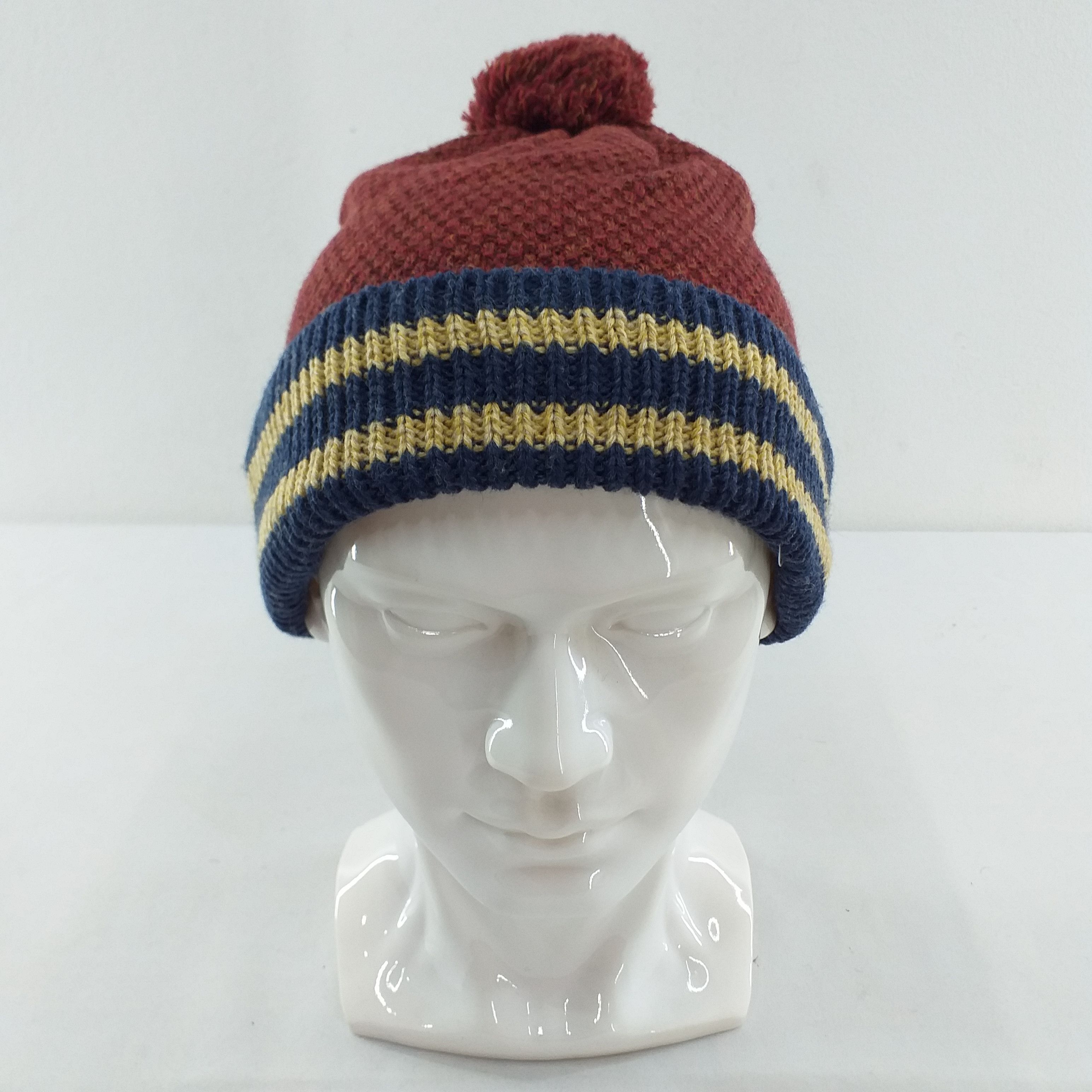 Japanese Brand Anonymous Ism Stripes Snow Cap Hat Beanie -BN097 Size ONE SIZE - 1 Thumbnail