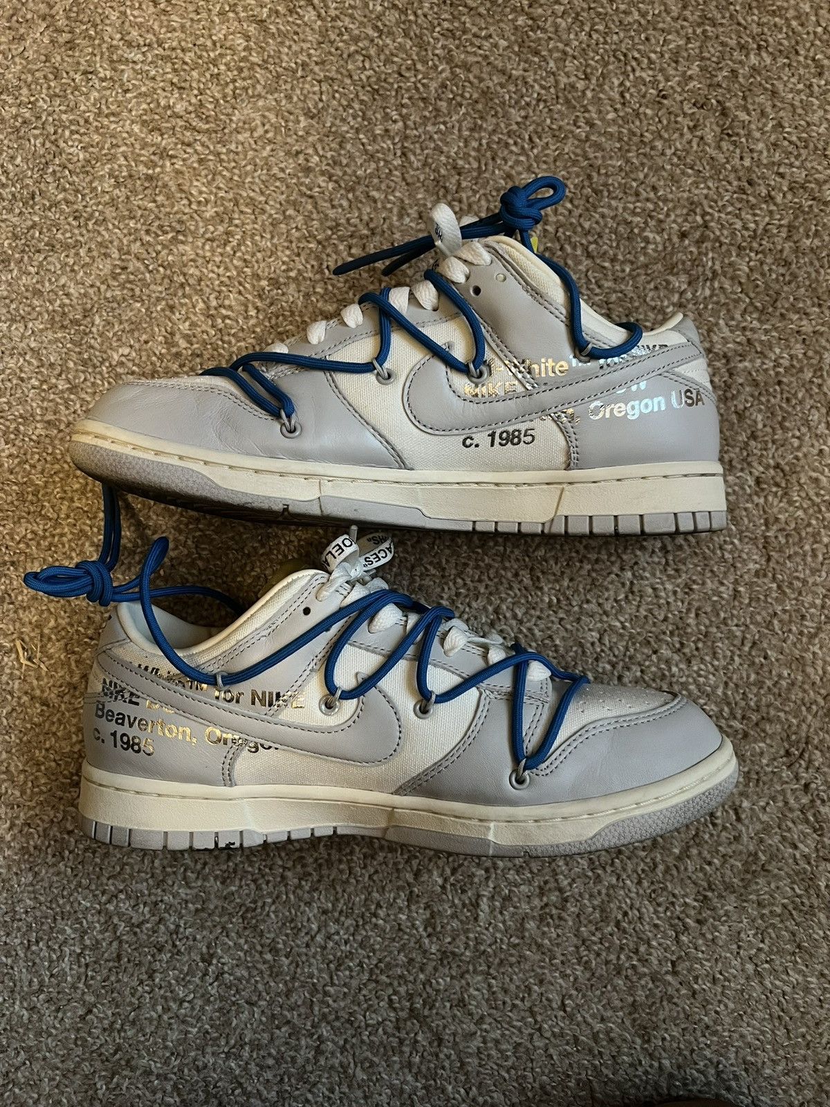 Nike × Off-White Off white nike dunks Size US 9.5 / EU 42-43 - 2 Thumbnail