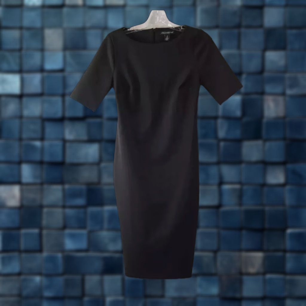 Vintage A Pea in the Pod Dress Shirt Boat Neck Maternity Black Knee Length Size S Women Womens Size S / US 4 / IT 40 - 1 Thumbnail