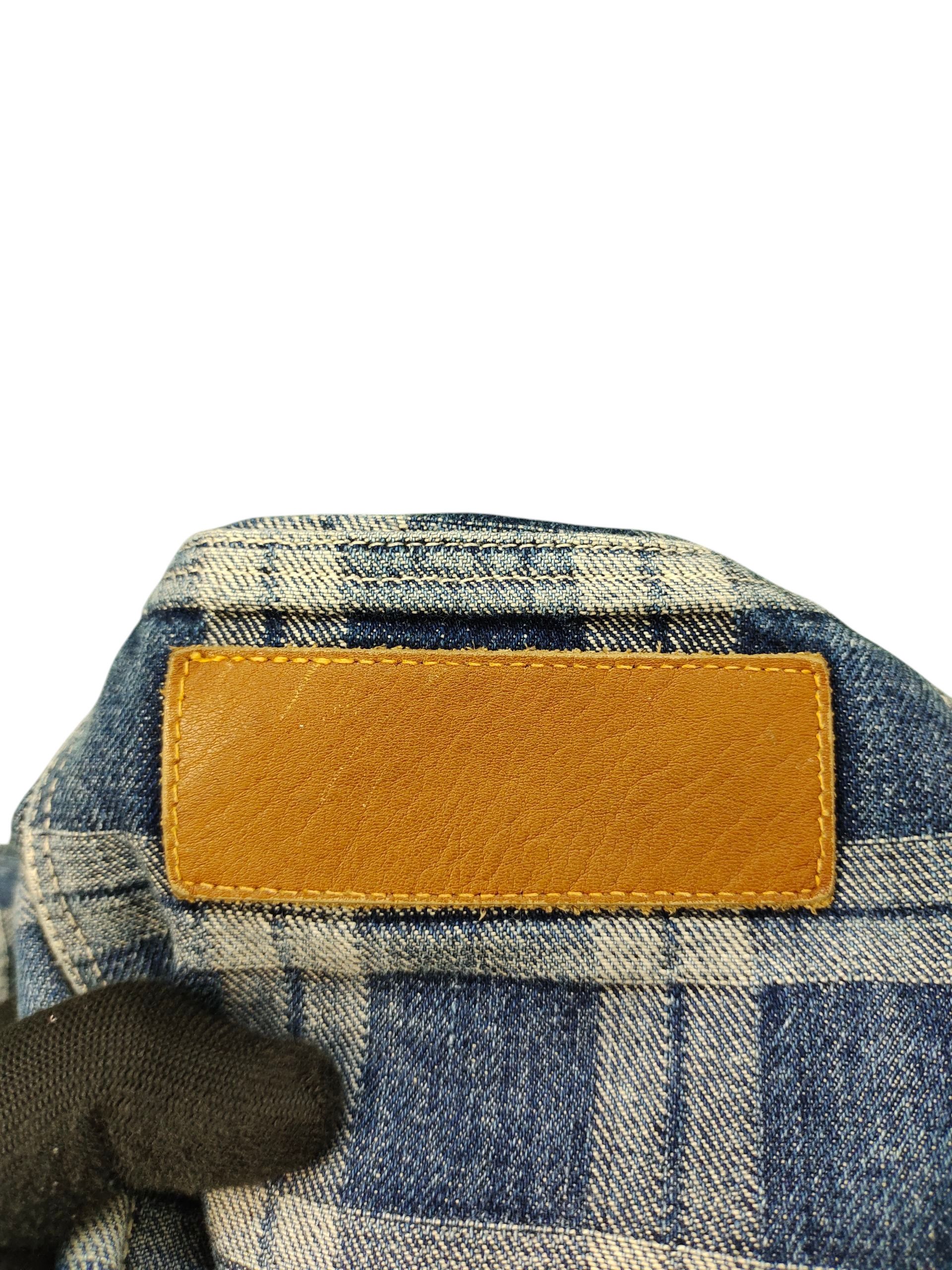 Kapital Vintage Kapital Japan Checkered Cropped Denim Jeans Size US 33 - 11 Thumbnail