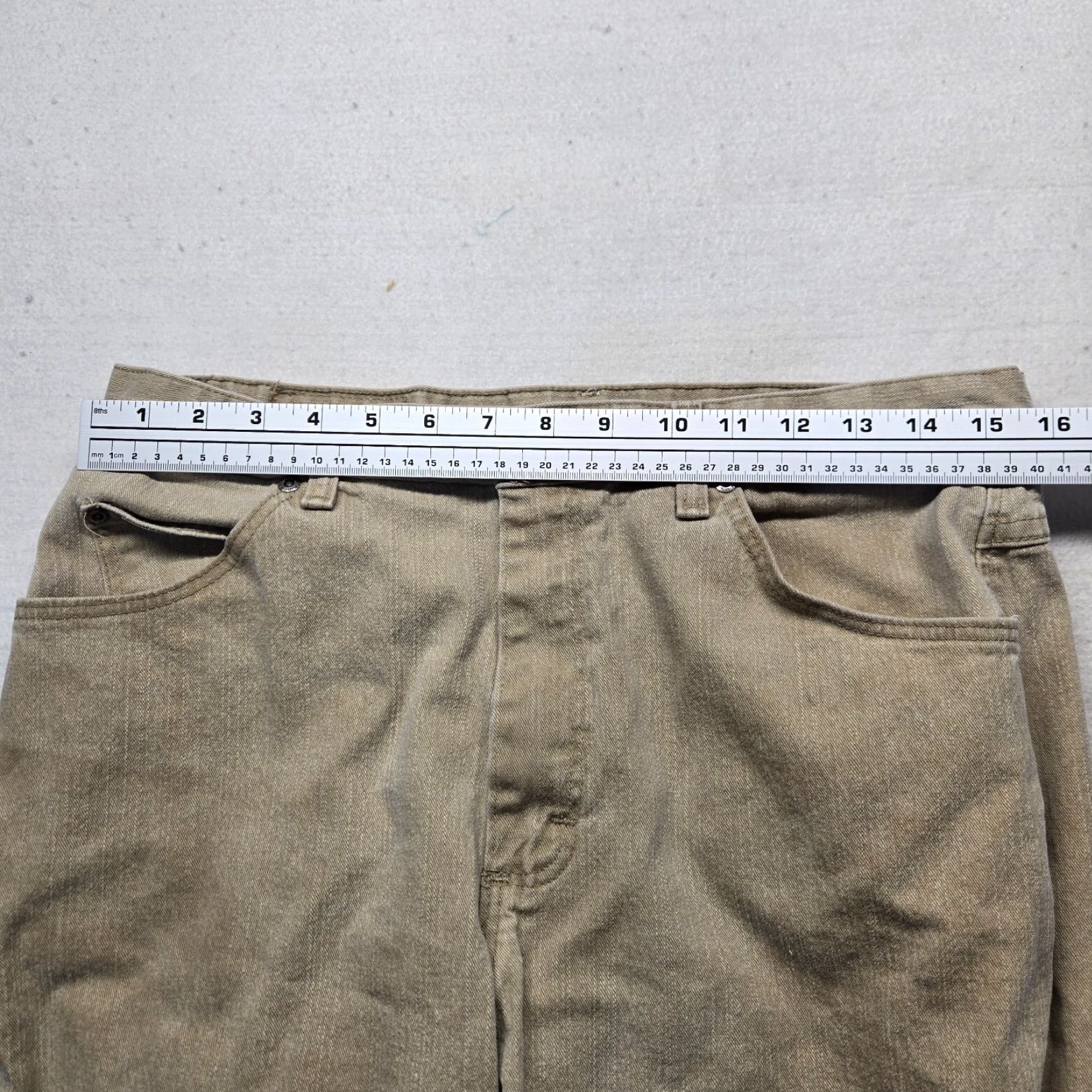 Vintage Riders Women's Pants Casual Brown 12 Adult 29 Inseam 100% Cotton Size 34" / US 12 / IT 48 - 7 Thumbnail