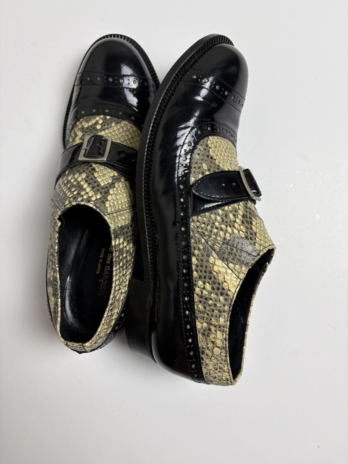 Comme des Garcons Comme des Garçons FW09 patent leather python shoes Size US 8.5 / IT 38.5 - 13 Thumbnail