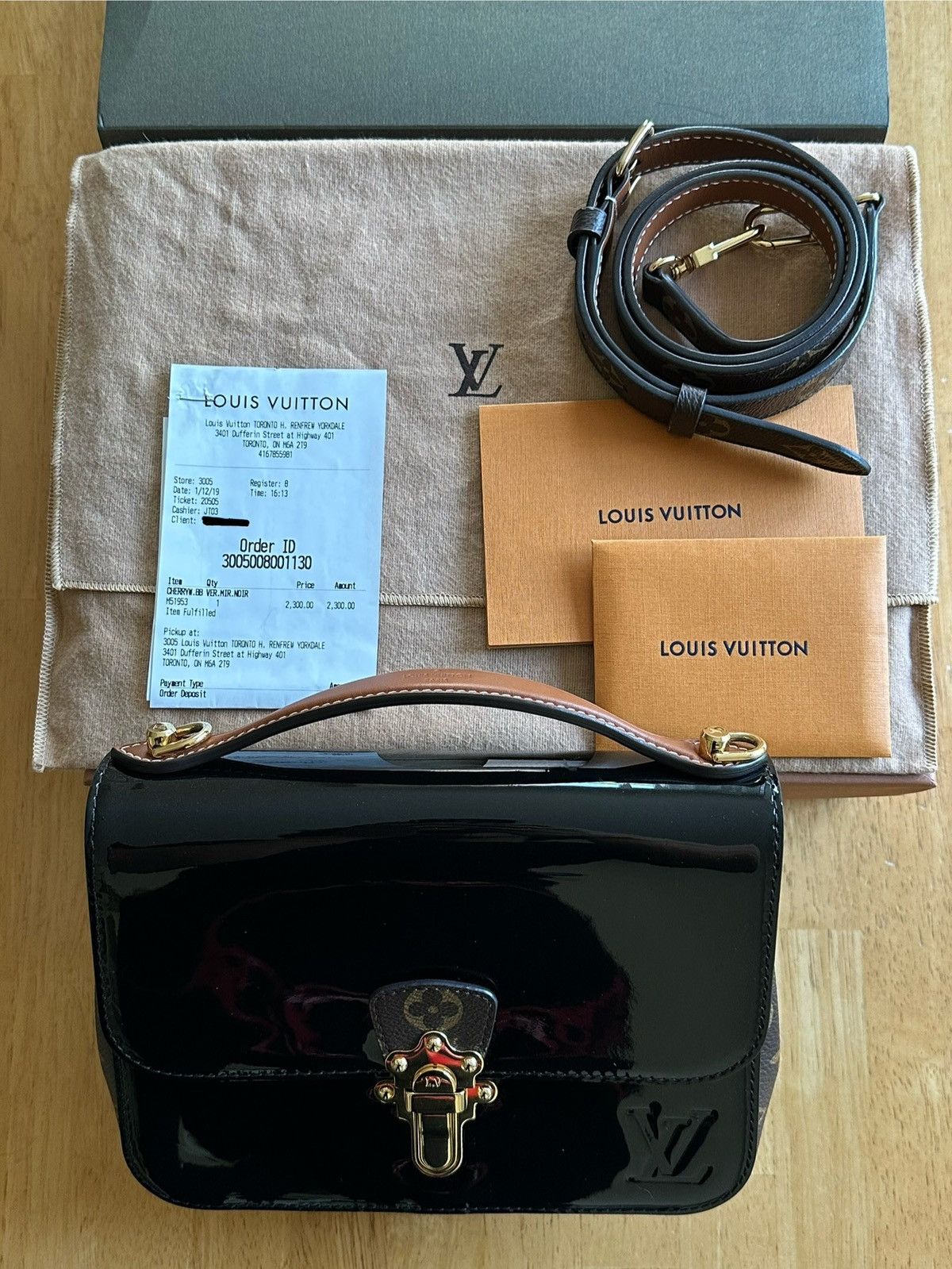 Louis Vuitton LOUIS VUITTON Miroir Vernis Cherrywood BB Size ONE SIZE - 4 Thumbnail
