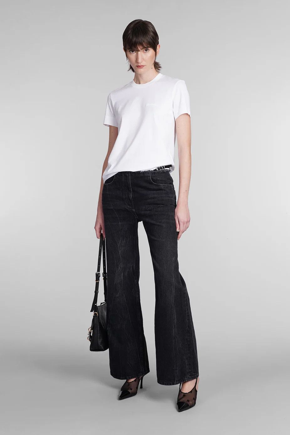 Givenchy o1w1db10325 Slim T-Shirt in White Size XL / US 12-14 / IT 48-50 - 2 Thumbnail