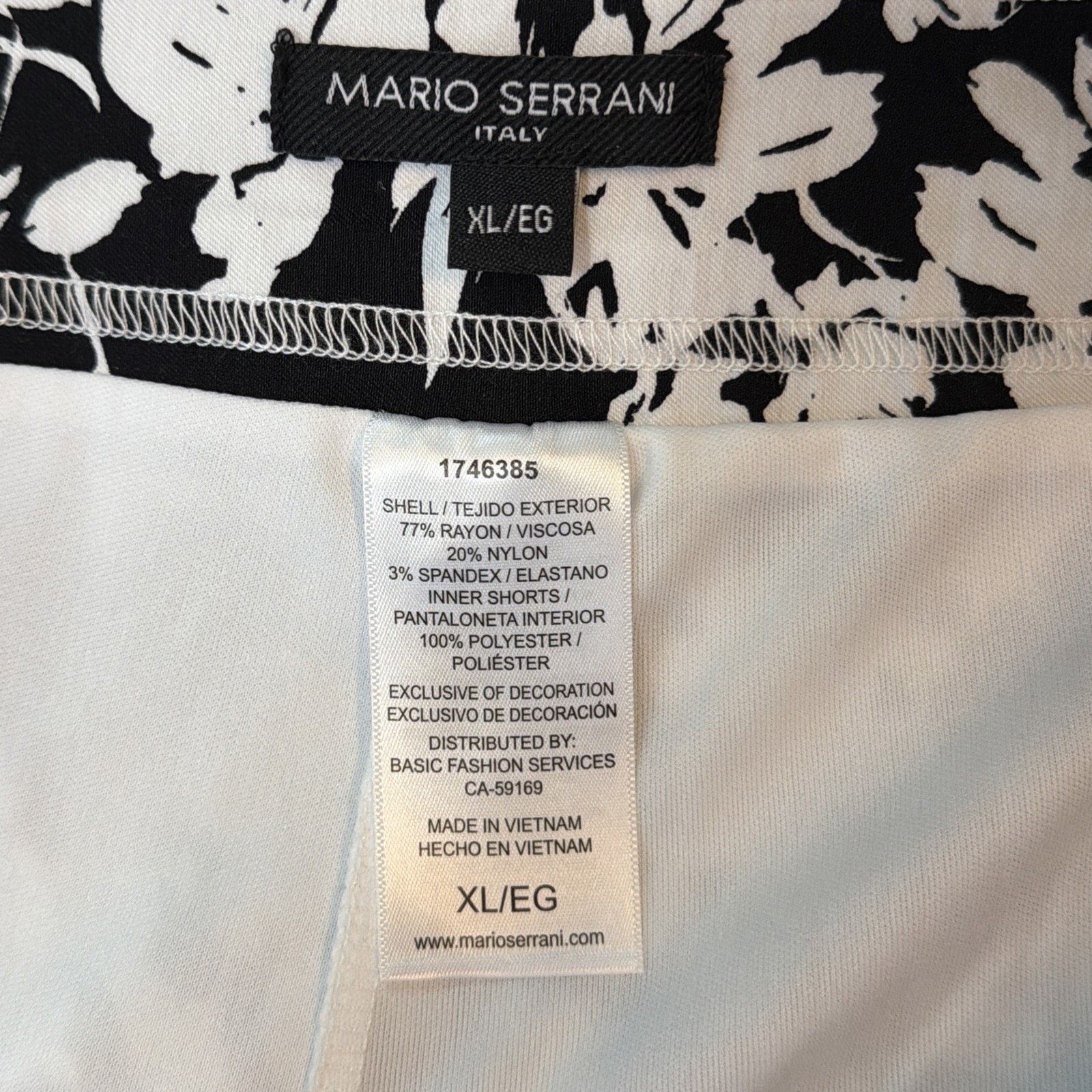 Other Mario Serrani size XL Skort Activewear Golf Black White Size 38" / US 16 / IT 52 - 7 Thumbnail