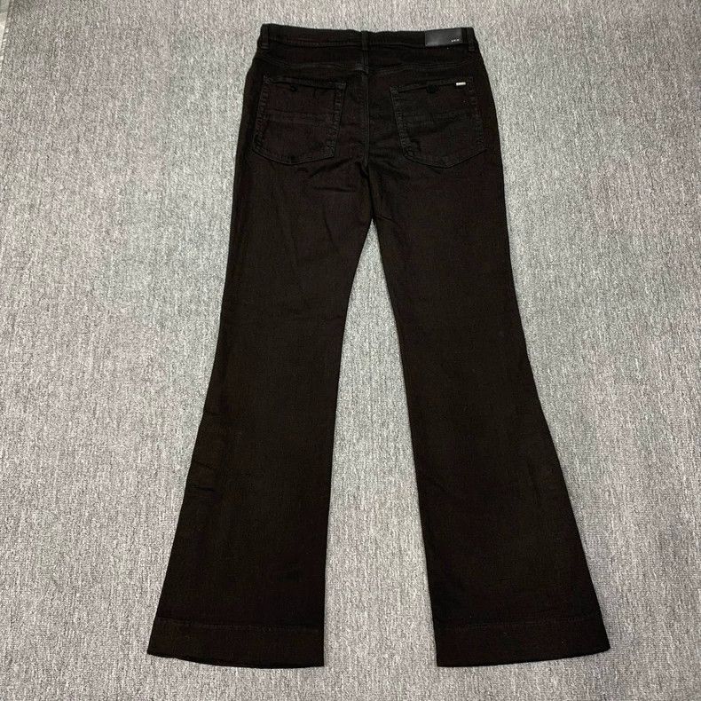 Amiri Amiri Black Flared Pants Zipper Pants Size US 36 / EU 52 - 1 Thumbnail