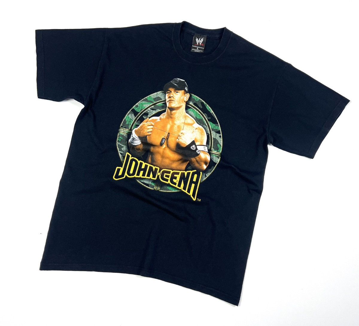 Vintage Vintage 2007 WWE WWF John Cena Black Cotton T Shirt Size L Size US L / EU 52-54 / 3 - 1 Thumbnail