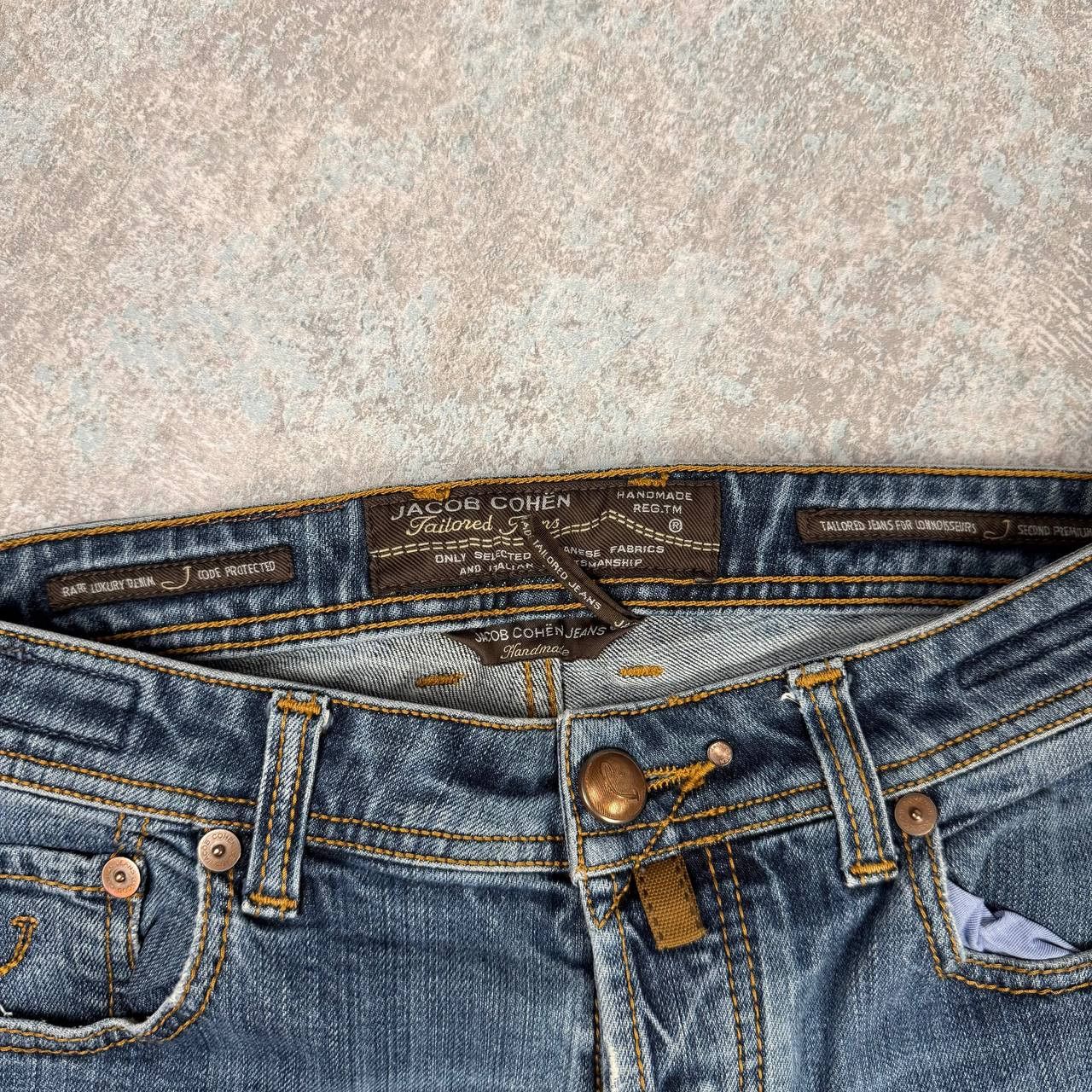 Jacob Cohen JACOB COHEN BLUE COMFORT TAILORED DENIM JEANS Size US 31 - 4 Thumbnail