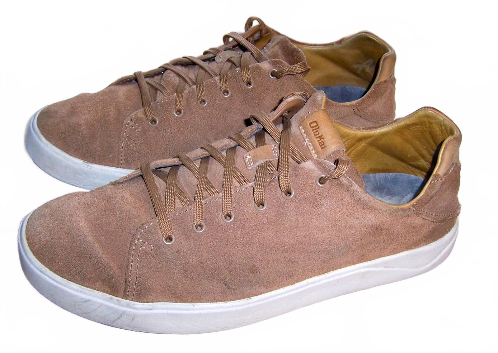 Olukai OluKai Lae‘ahi Lī Kala Tan Suede Beach Sneaker Men's 10.5 Size US 10.5 / EU 43-44 - 2 Thumbnail