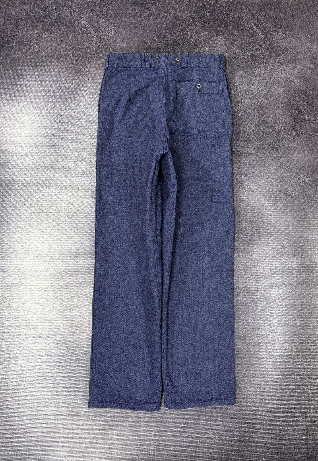 Other Vintage 70s French Workwear Bleu de Travail Jacket & Pants Size US L / EU 52-54 / 3 - 3 Thumbnail