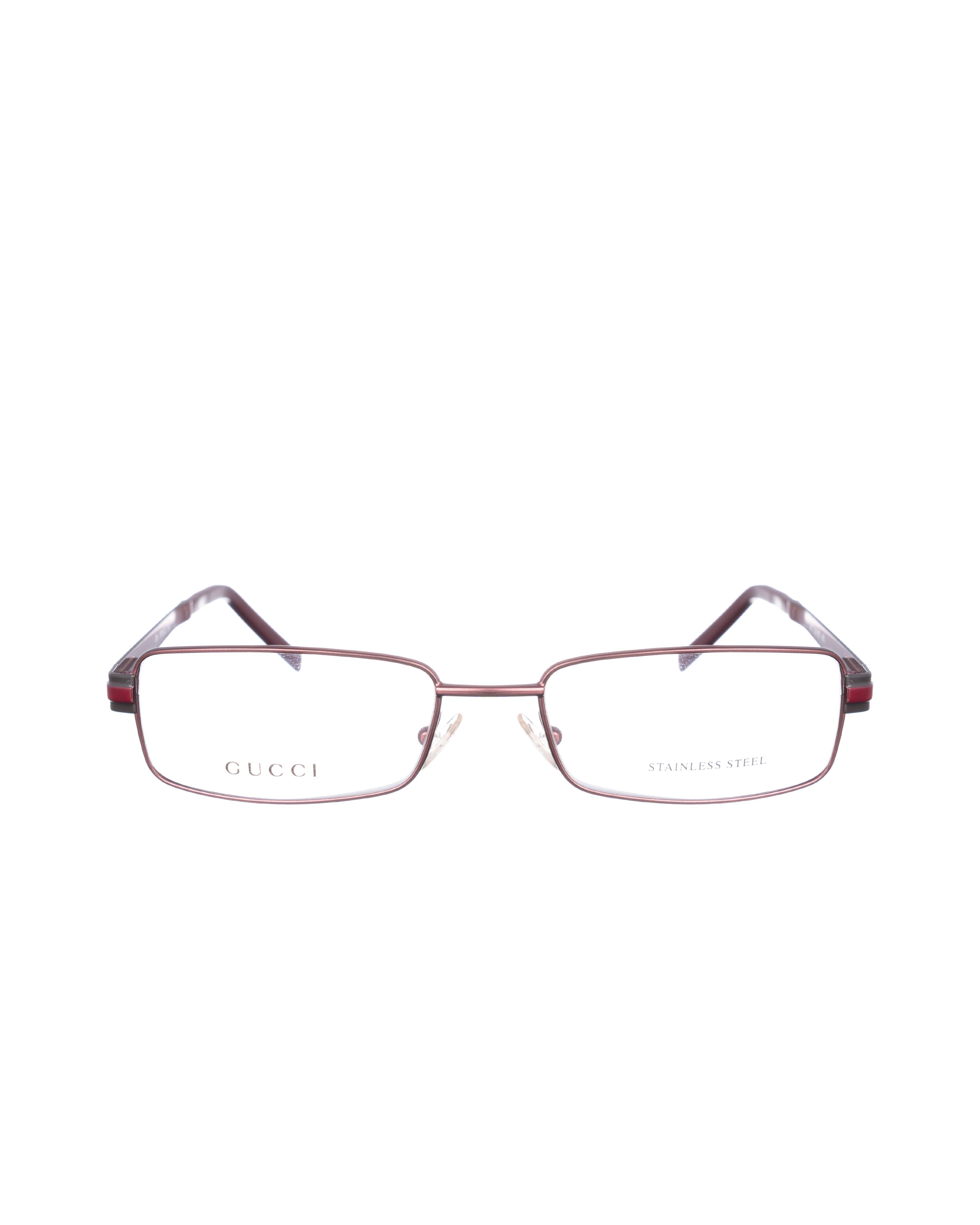 Gucci Gucci 00s Burgundy Rectangular Glasses Size ONE SIZE - 2 Thumbnail