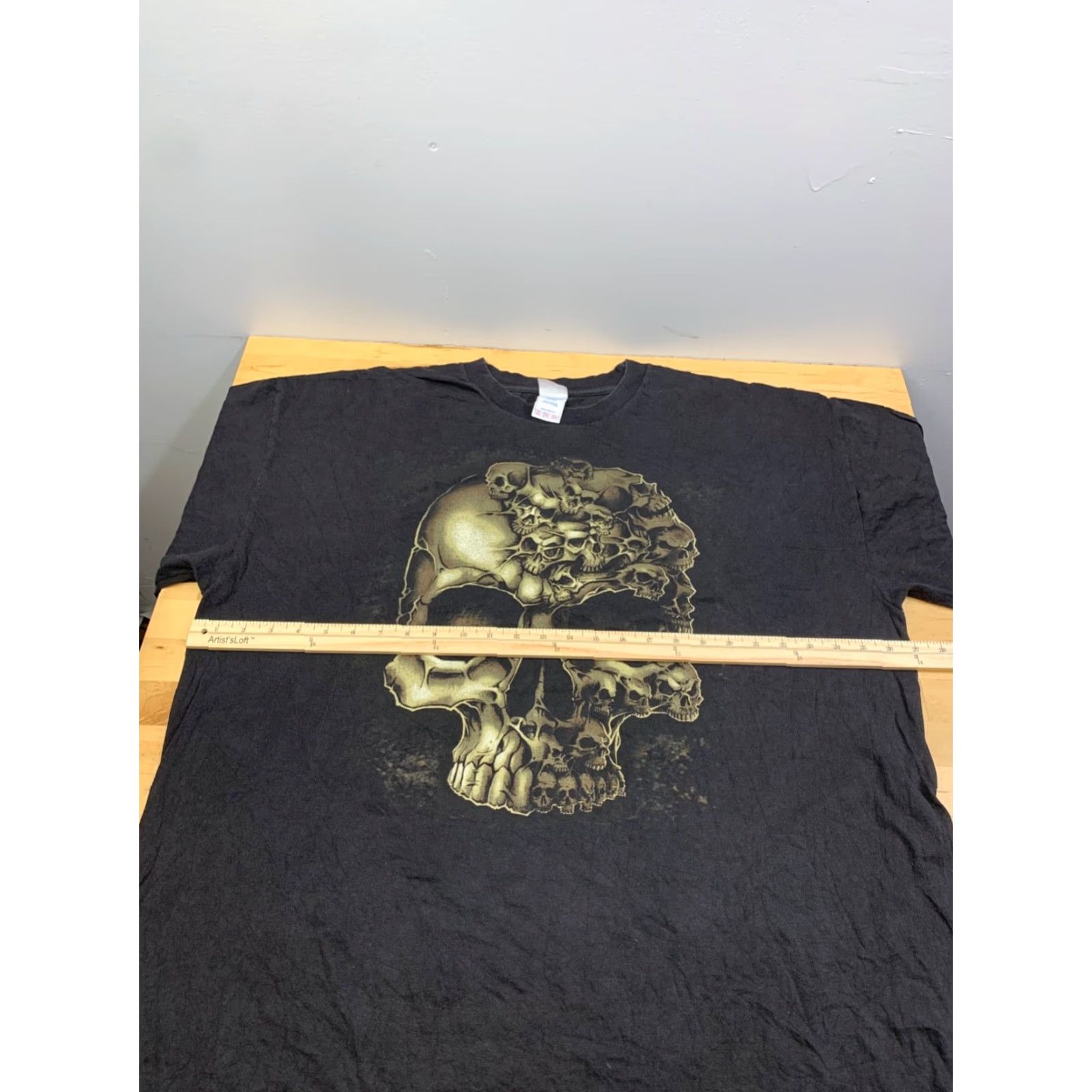 Vintage VINTAGE Tennessee River Graphic Shirt Mens 2XL Black Skull Y2K Grunge Goth Cyber Punk Tee Size US XXL / EU 58 / 5 - 5 Thumbnail
