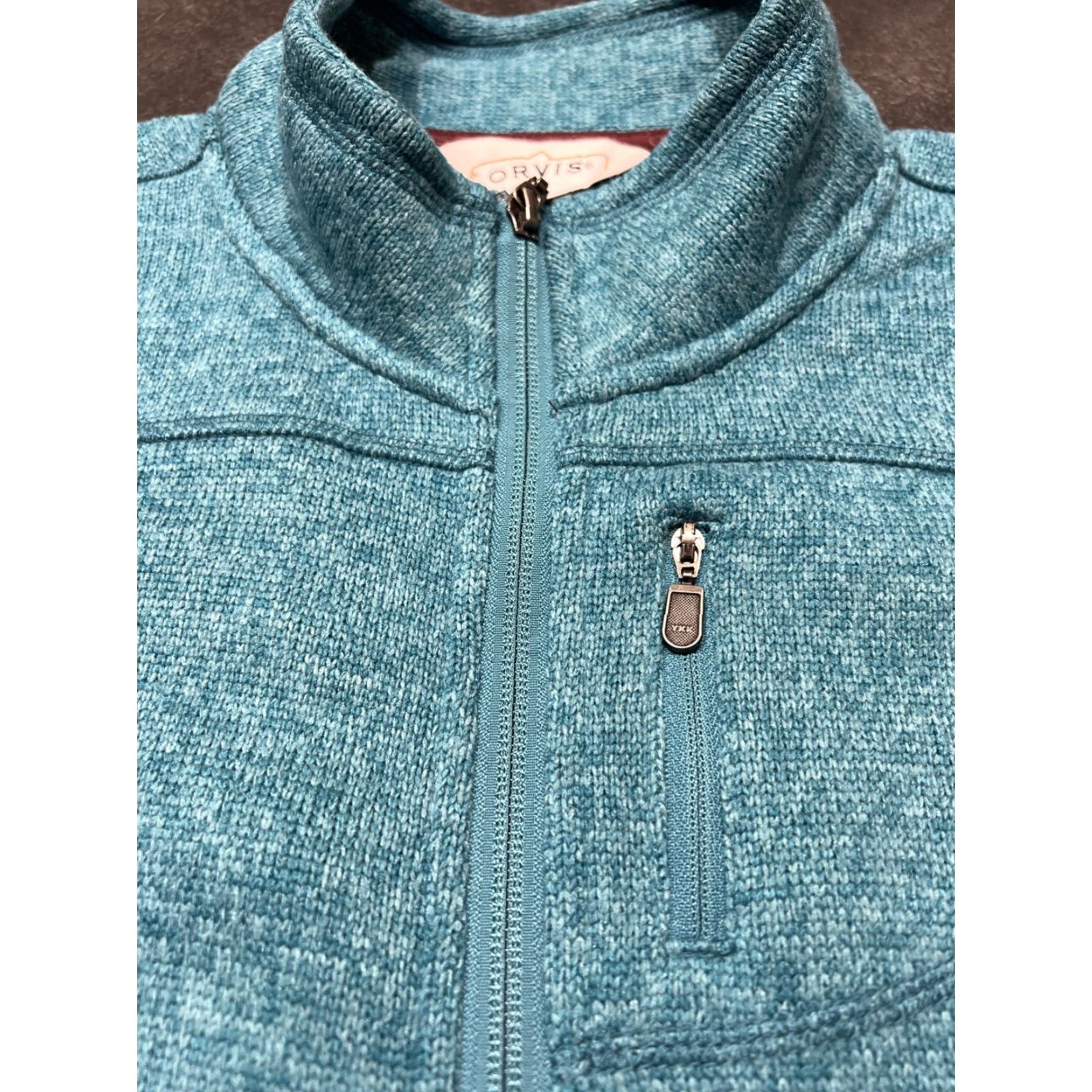 Orvis Orvis Women's Fleece Vest Extra Large Blue Full Zip Lightweight Outdoor Hiking Size L / US 10 / IT 46 - 5 Thumbnail