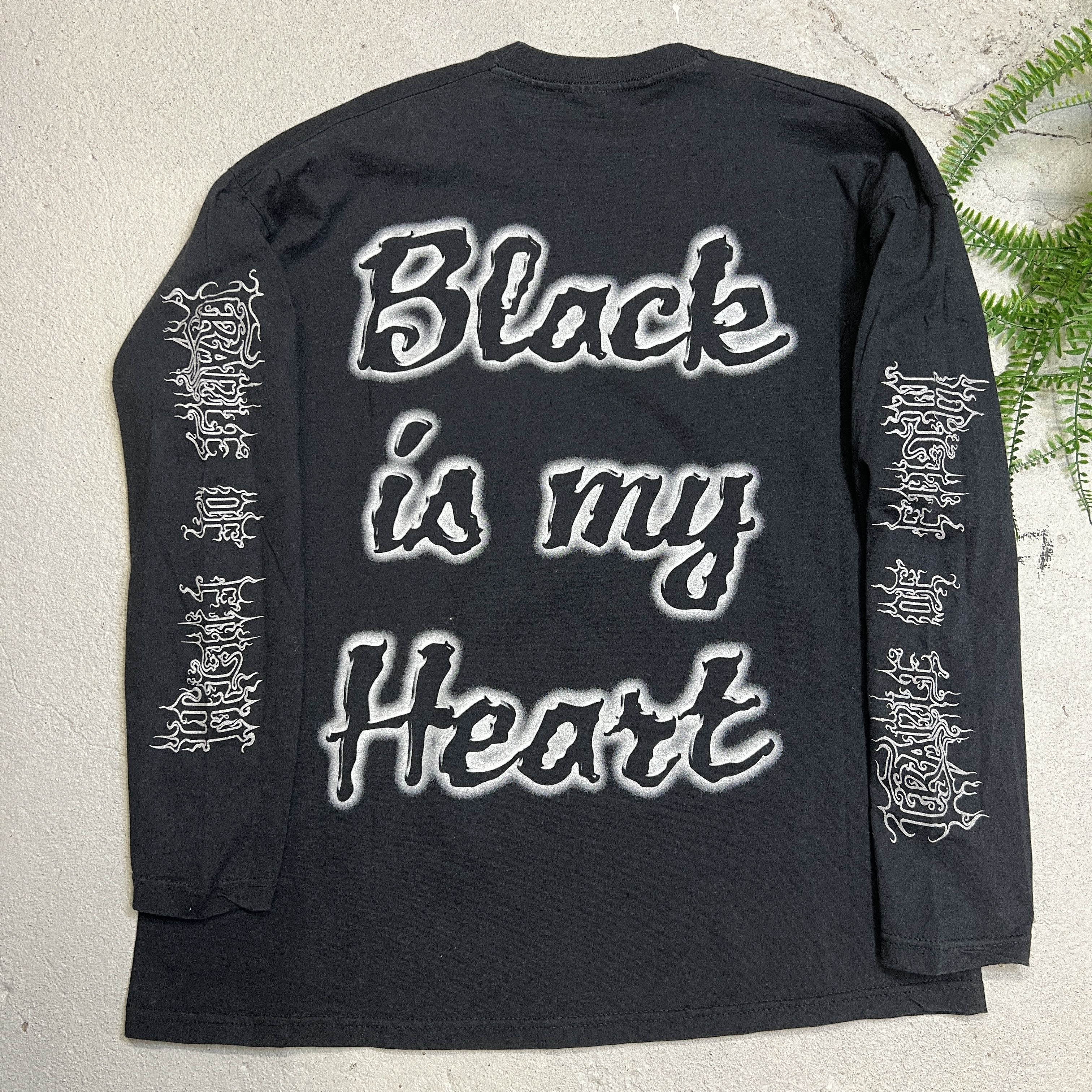 Vintage 2004 Cradle Of Filth Black Is My Heart Longsleeve Size US XL / EU 56 / 4 - 5 Thumbnail