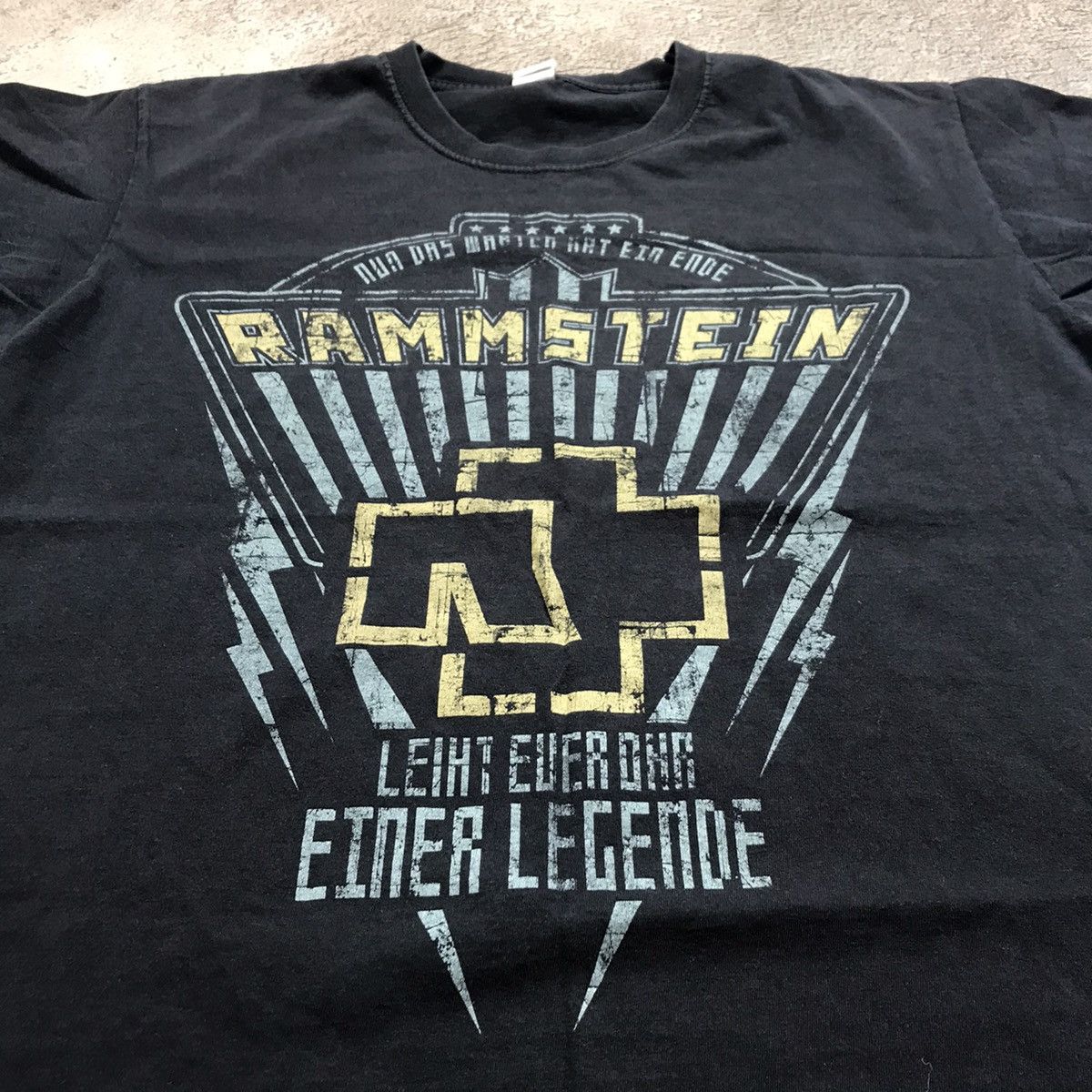 Vintage Vintage Rammstein Band Tee Sun Faded Graphic Tee Grunge M Size US M / EU 48-50 / 2 - 1 Thumbnail