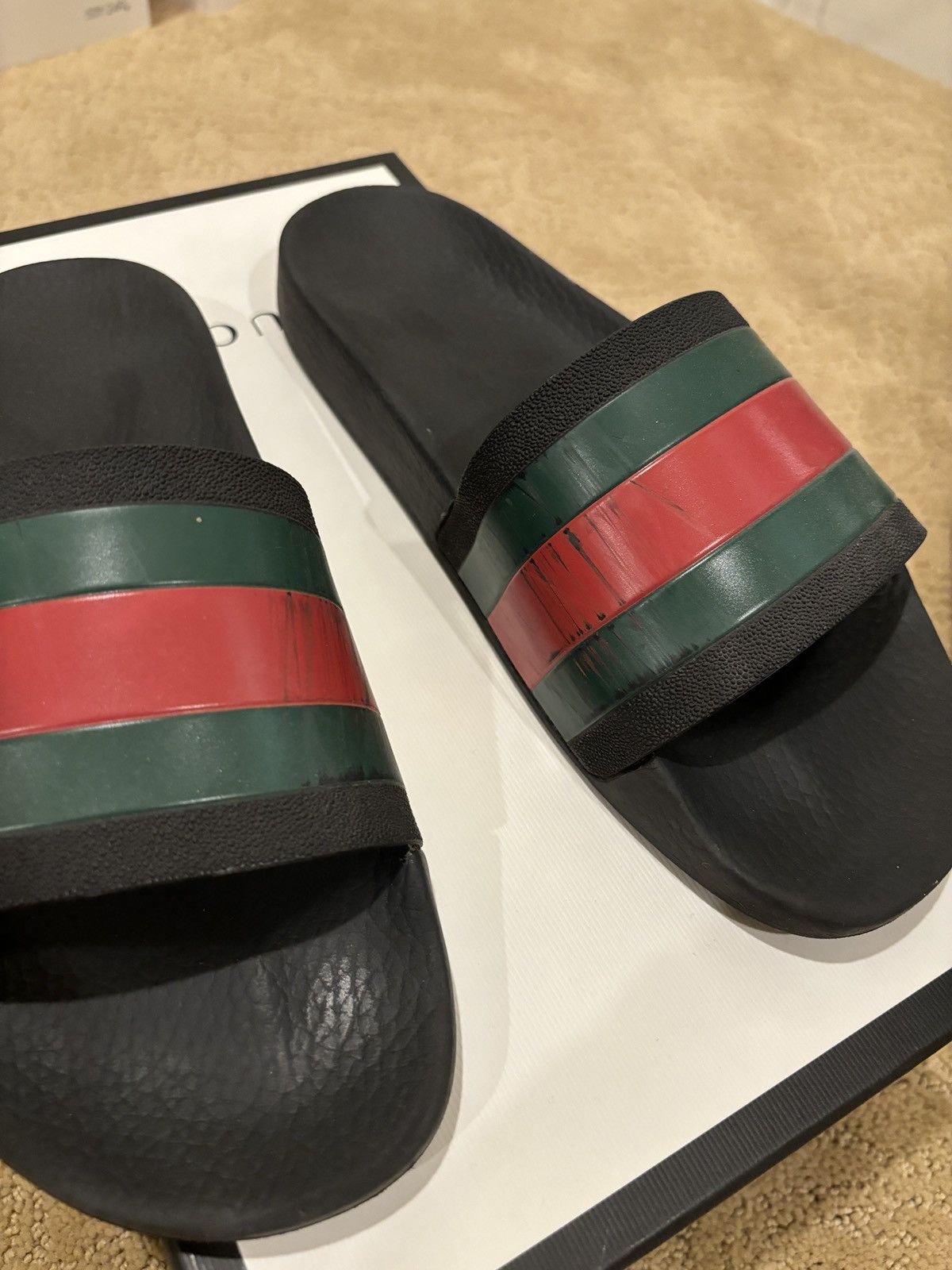 Gucci Gucci Slides Mens Size 9 Size US 9 / EU 42 - 6 Thumbnail