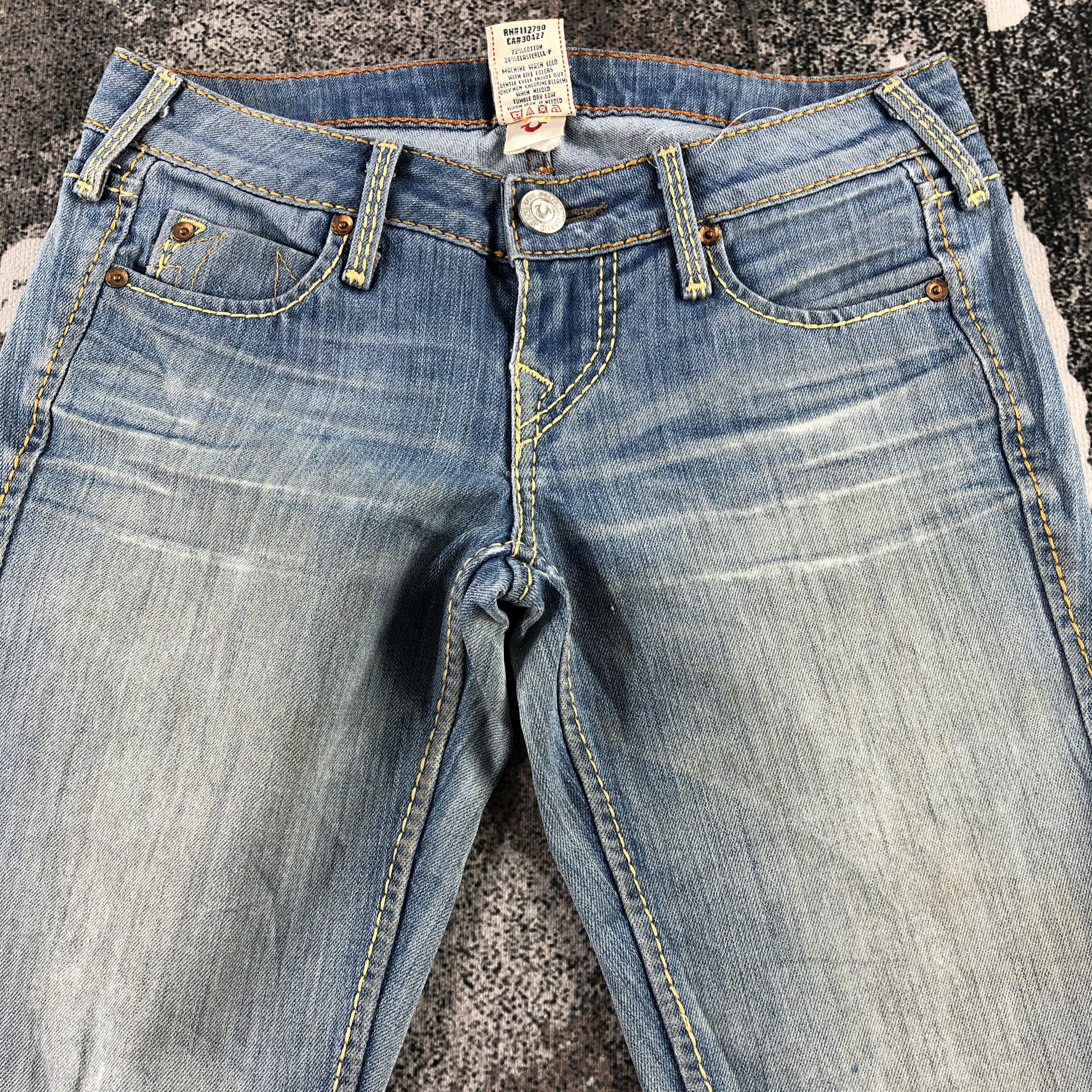 True Religion True Religion Jeans Medium Wash Denim KJ1276 Size 26" / US 2 / IT 38 - 3 Thumbnail