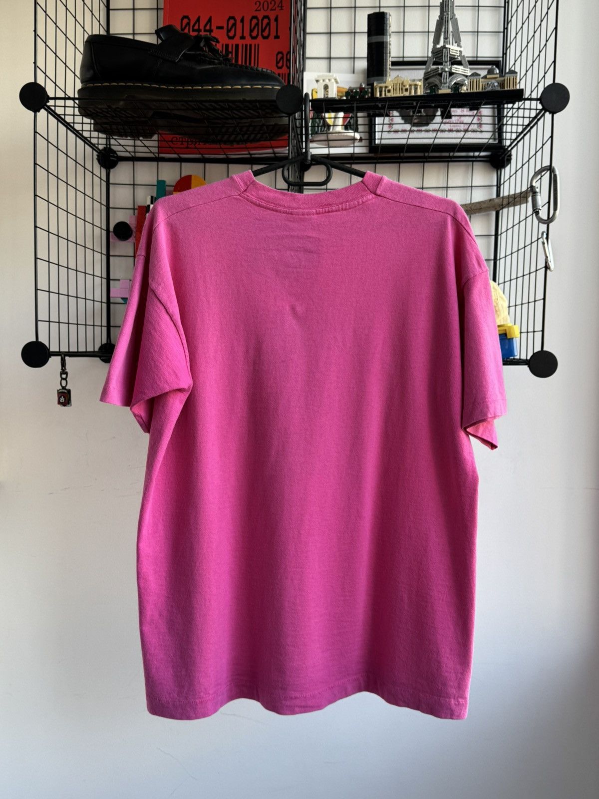 Fruit Of The Loom Vintage Fruit Of The Loom Pink T-shirt Size US L / EU 52-54 / 3 - 5 Thumbnail
