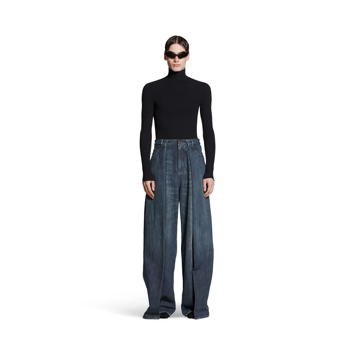 Balenciaga 🔥$2.8K VALUE🔥Balenciaga Double Side Oversized Pants Jeans Size US 32 / EU 48 - 2 Thumbnail