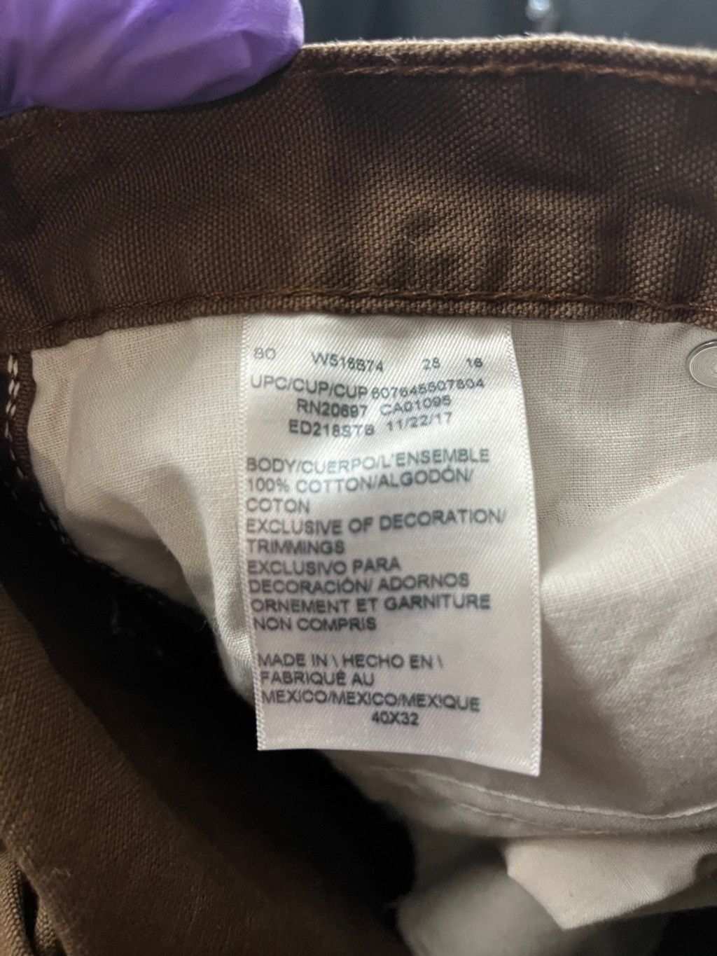 Dickies Genuine Dickies 5-Pocket Work Pants Brown 40x32 Size US 40 / EU 56 - 9 Thumbnail