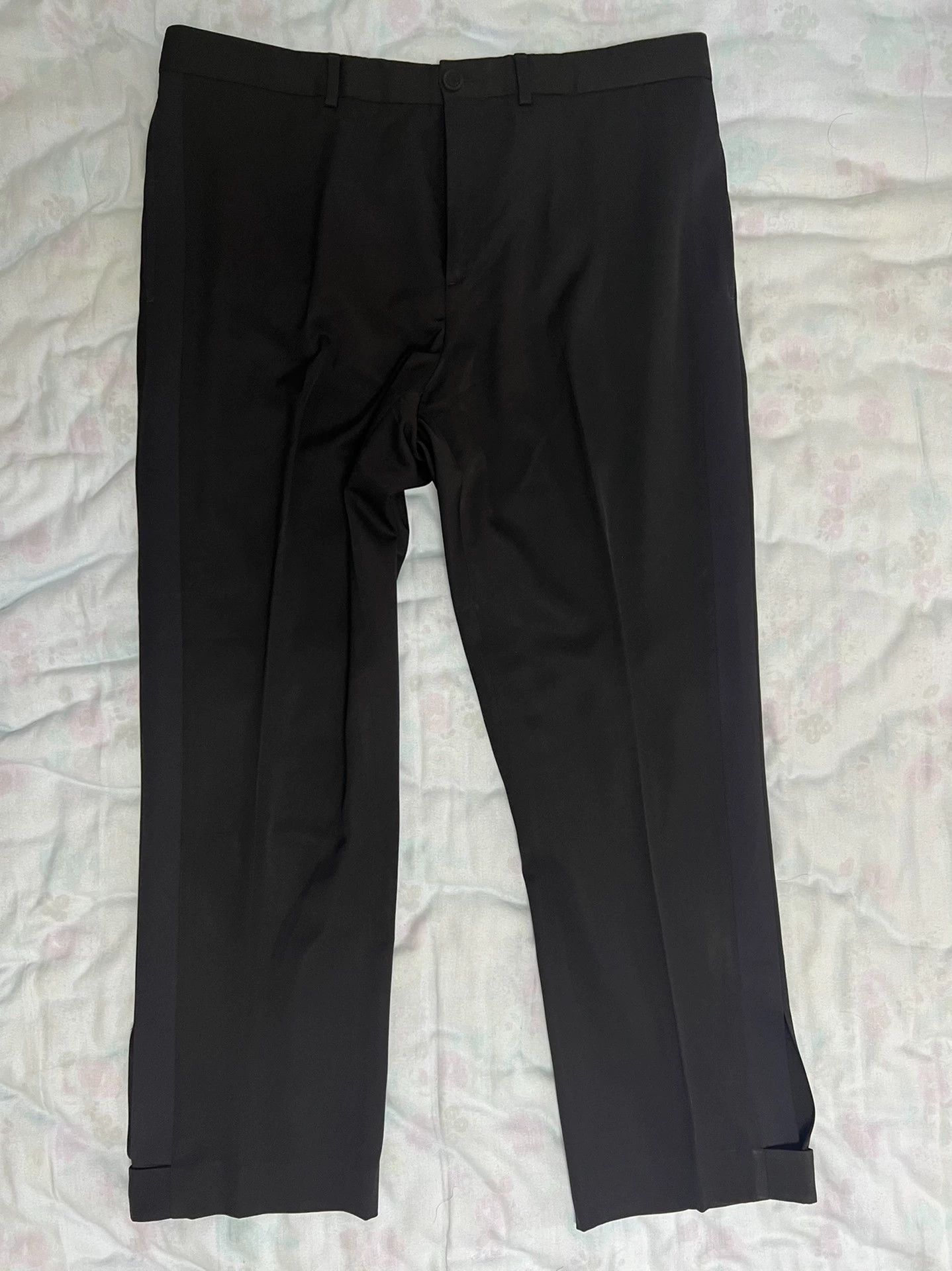 Dior Dior Runway Wool Trousers Men's Black 52 Size US 36 / EU 52 - 2 Thumbnail