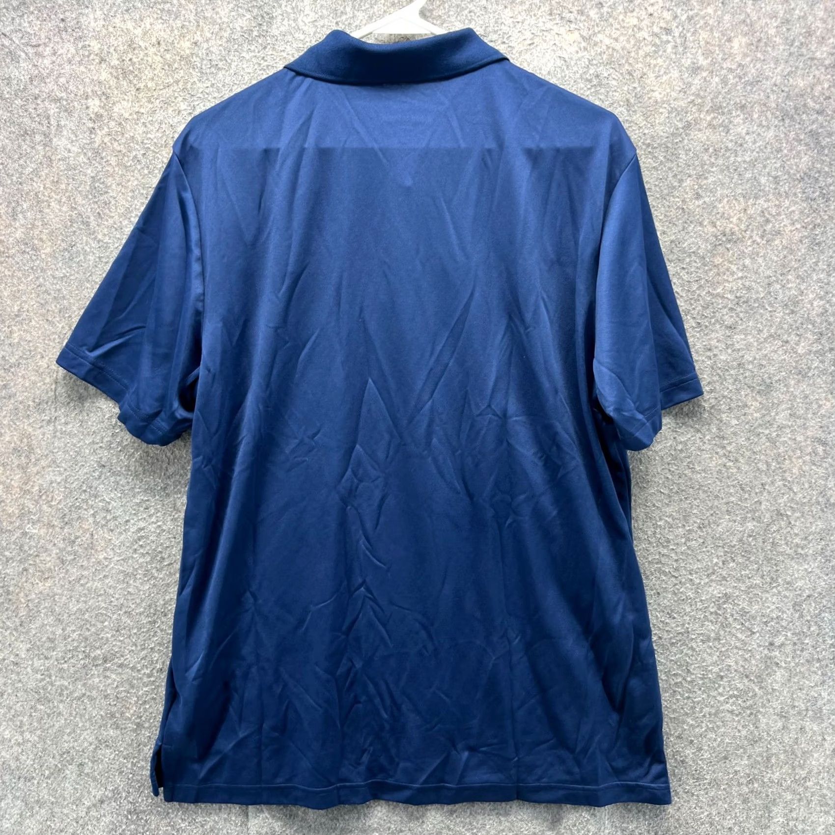 Adidas Adidas Polo Shirt Mens Large Blue Navy Knit Golf Golfer 365 Stretch Polo Shirt Adidas Golf Logo Slim Regular Casual Sports Mens Size US L / EU 52-54 / 3 - 2 Thumbnail